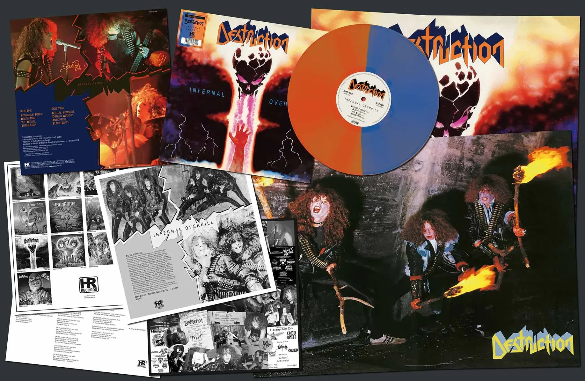 DESTRUCTION · Infernal Overkill | BLUE/ORANGE LP (Thrash Metal Vinyl) · Bild 2