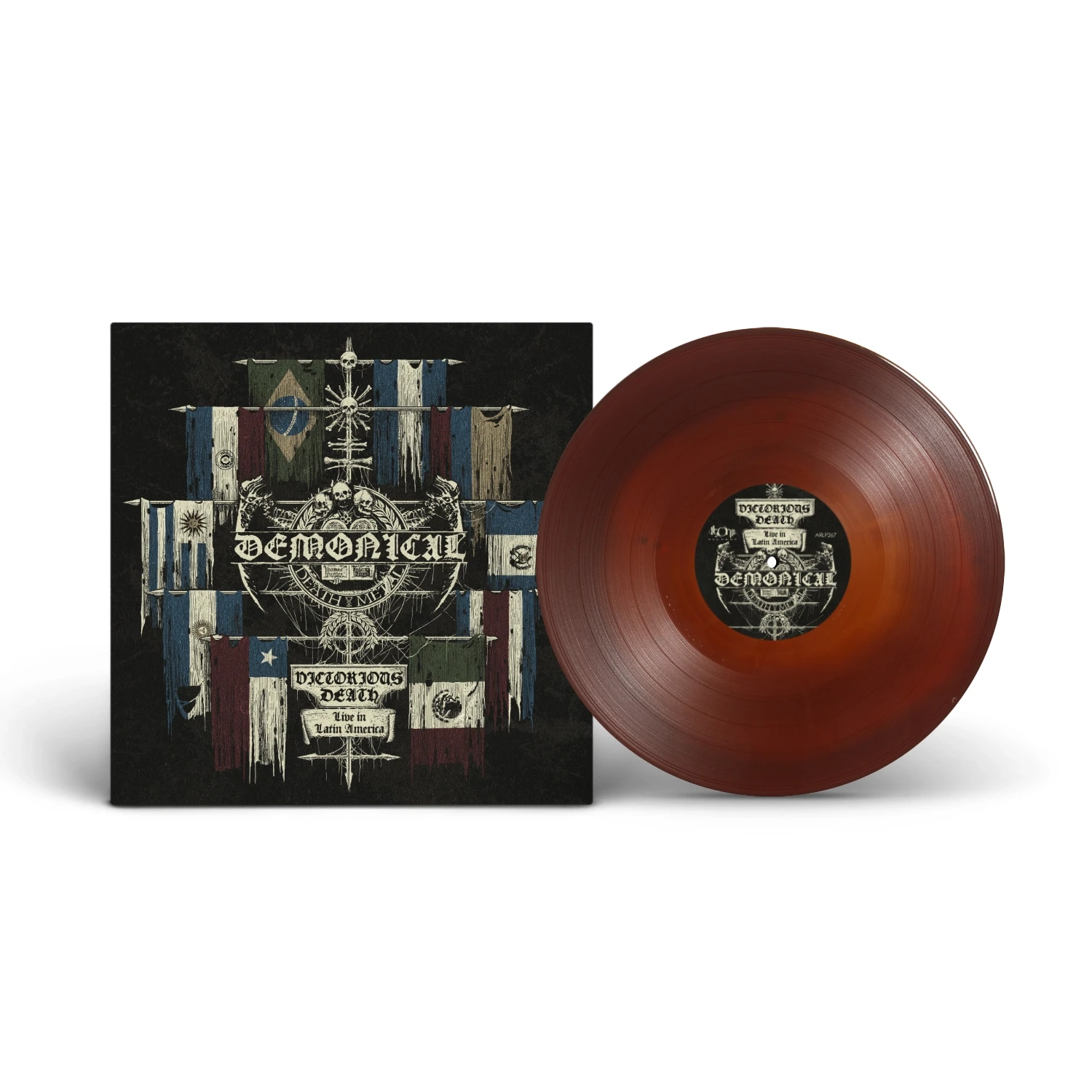 DEMONICAL · Victorious Death - Live in Latin America | RED SMOKE LP (Death Metal Vinyl)