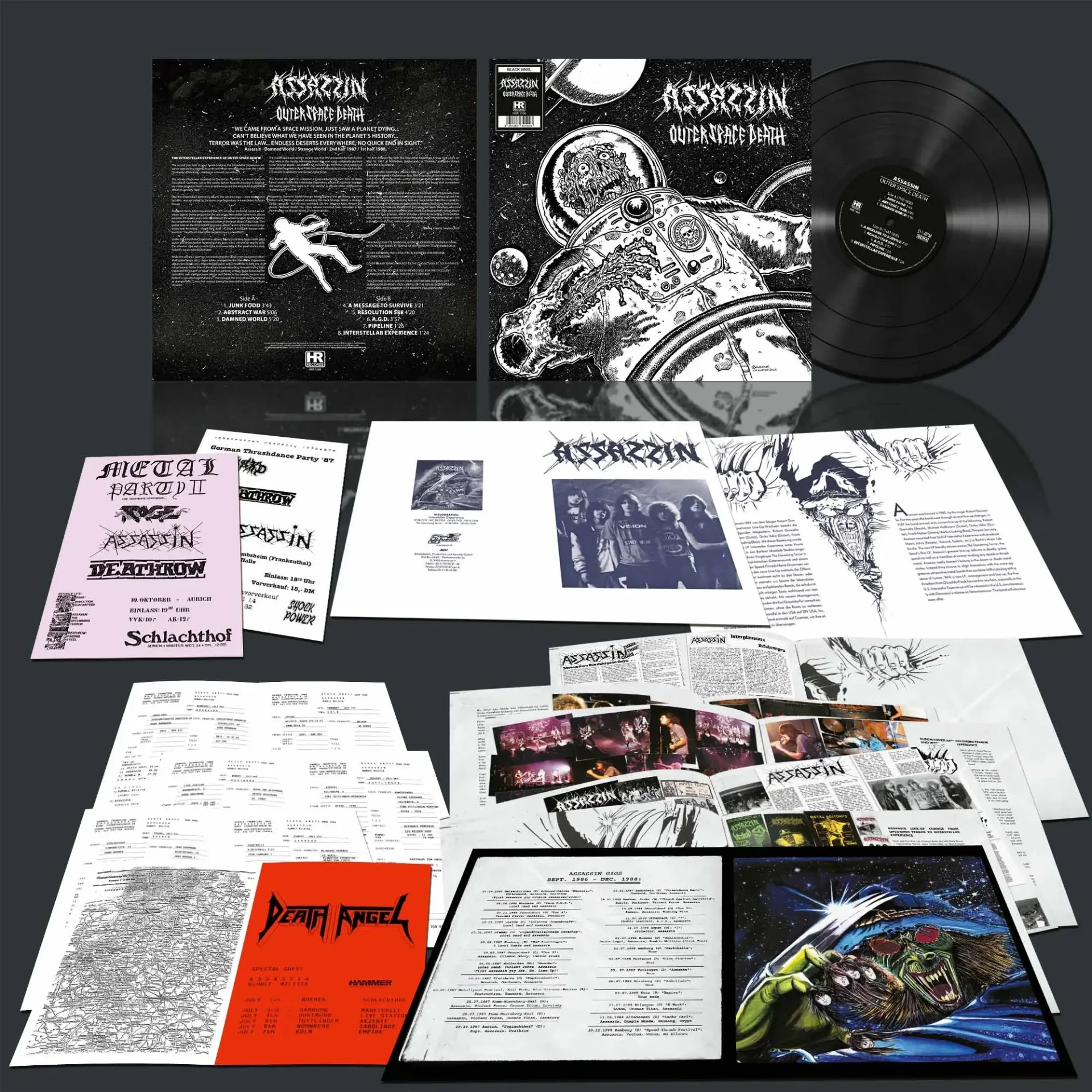 ASSASSIN - Outer Space Death [BLACK LP] (Thrash Metal Vinyl) · Bild 2