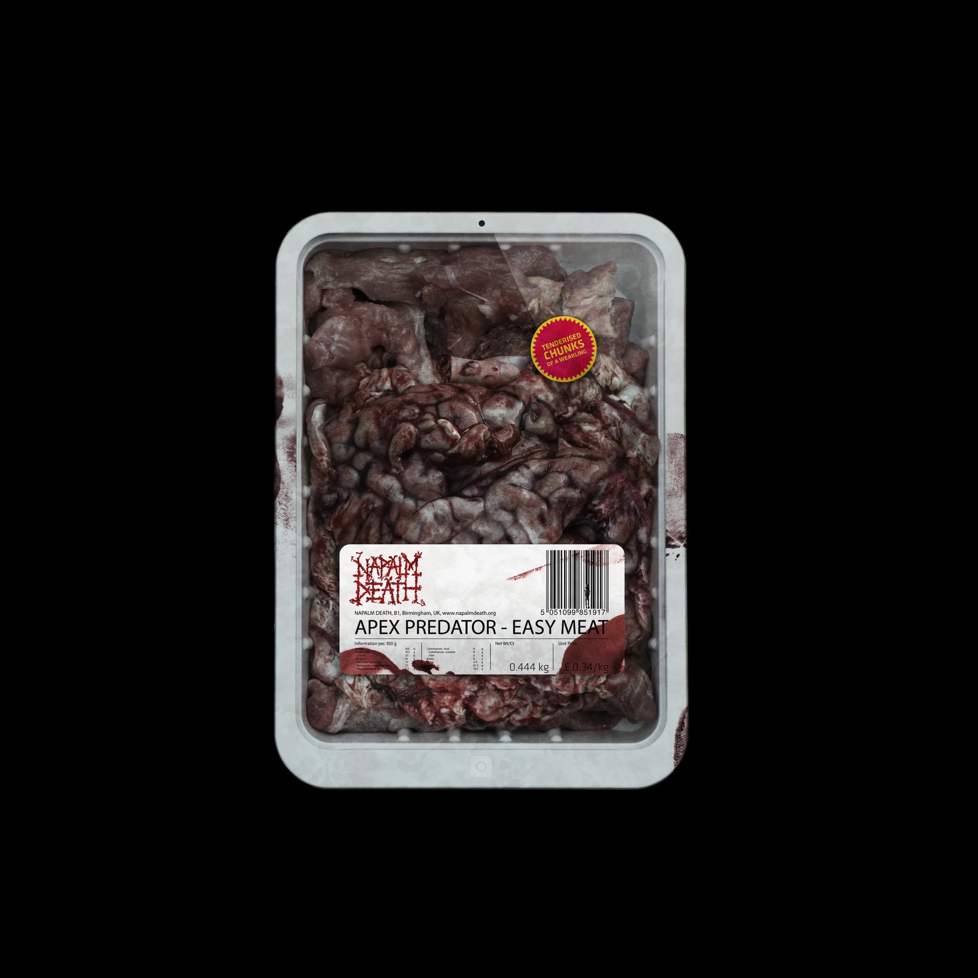 NAPALM DEATH · Apex Predator - Easy Meat | ROTTEN BLOOD FILLED VINYL (Grindcore Vinyl) · Bild 2