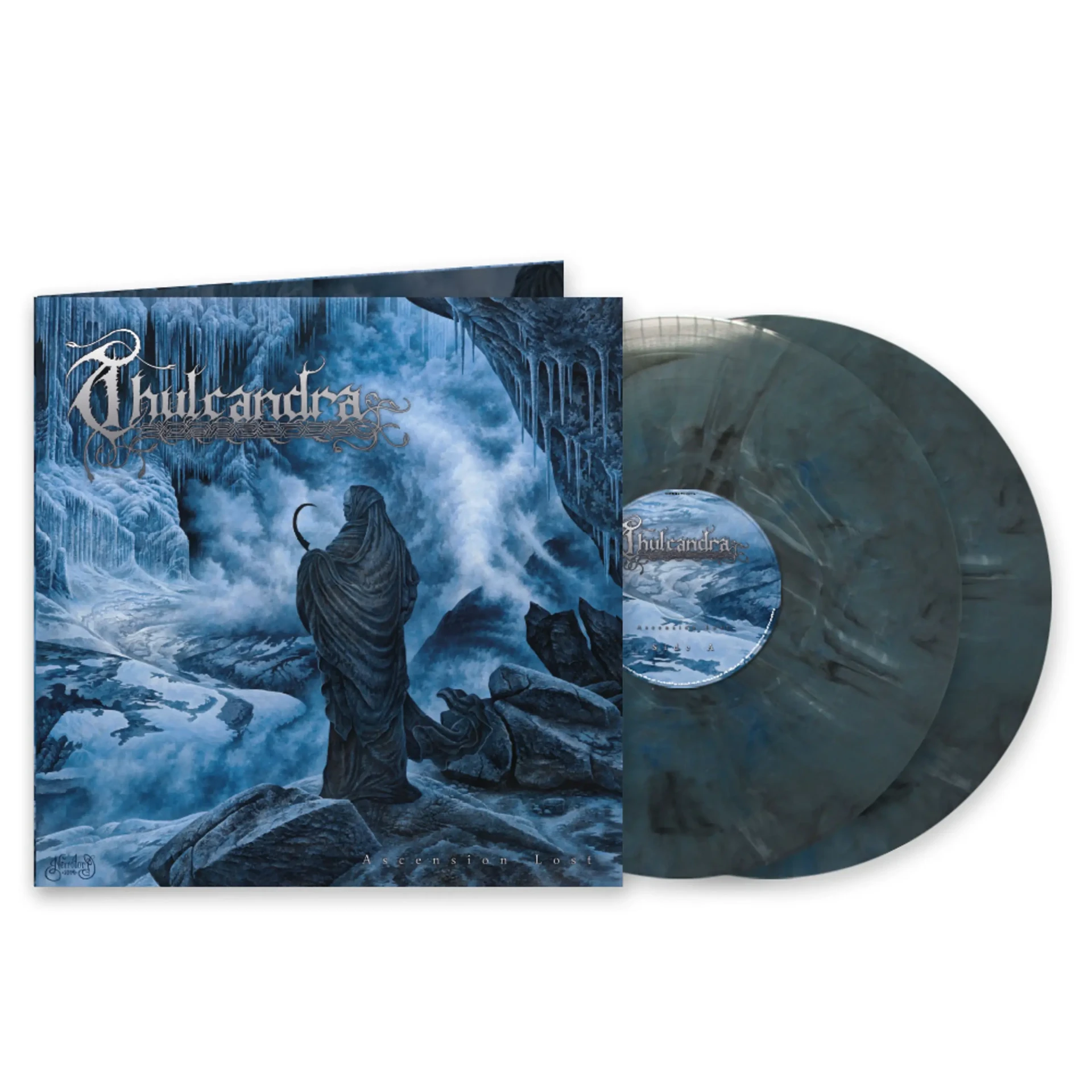 THULCANDRA · Ascension Lost | WHITE BLACK BLUE MARBLED 2LP (Black Metal Vinyl) · Bild 2