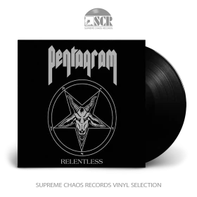 PENTAGRAM · Relentless (Re-Release) | BLACK LP (Doom Metal Vinyl)