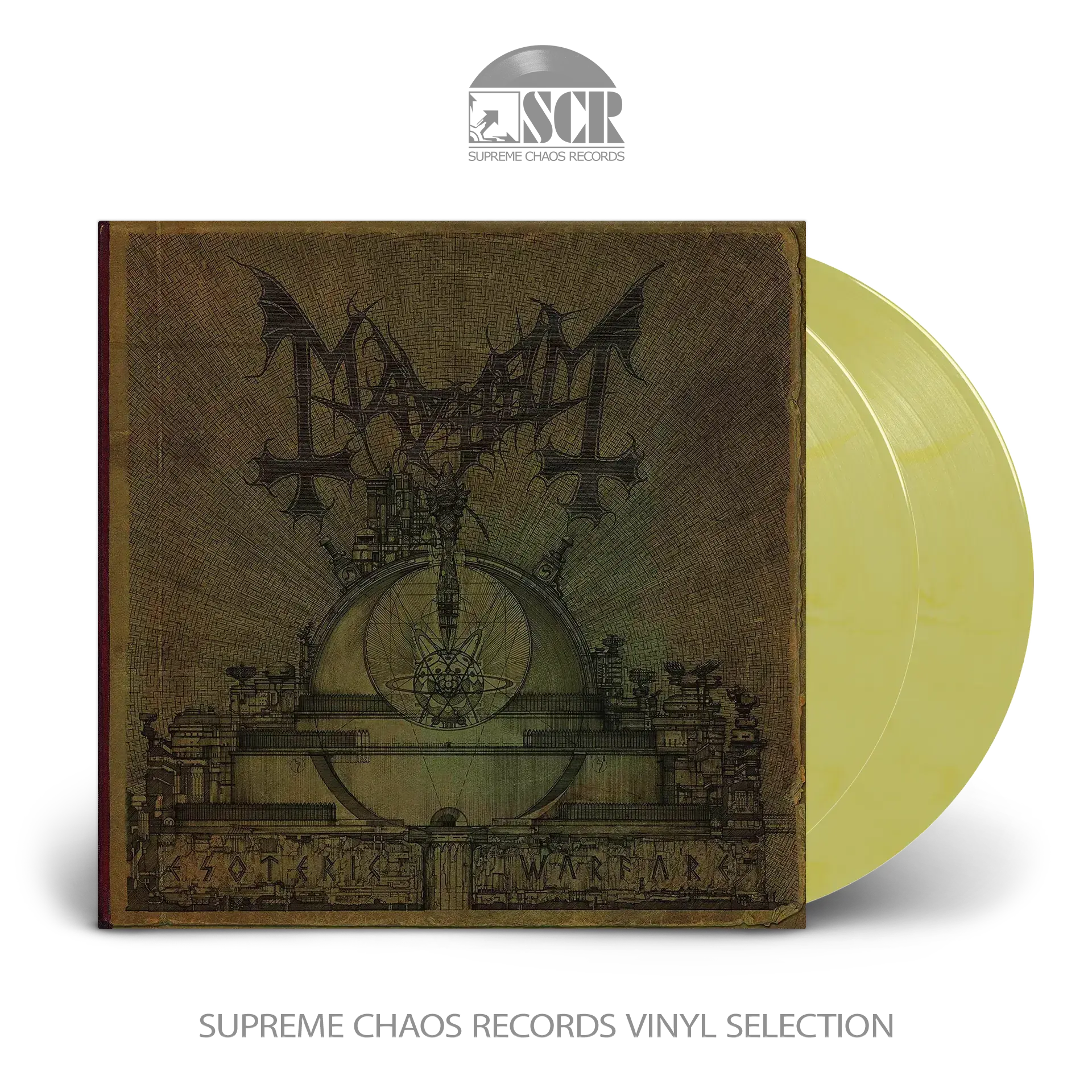 MAYHEM - Esoteric Warfare · WHITE/YELLOW 2LP (Black Metal Vinyl)