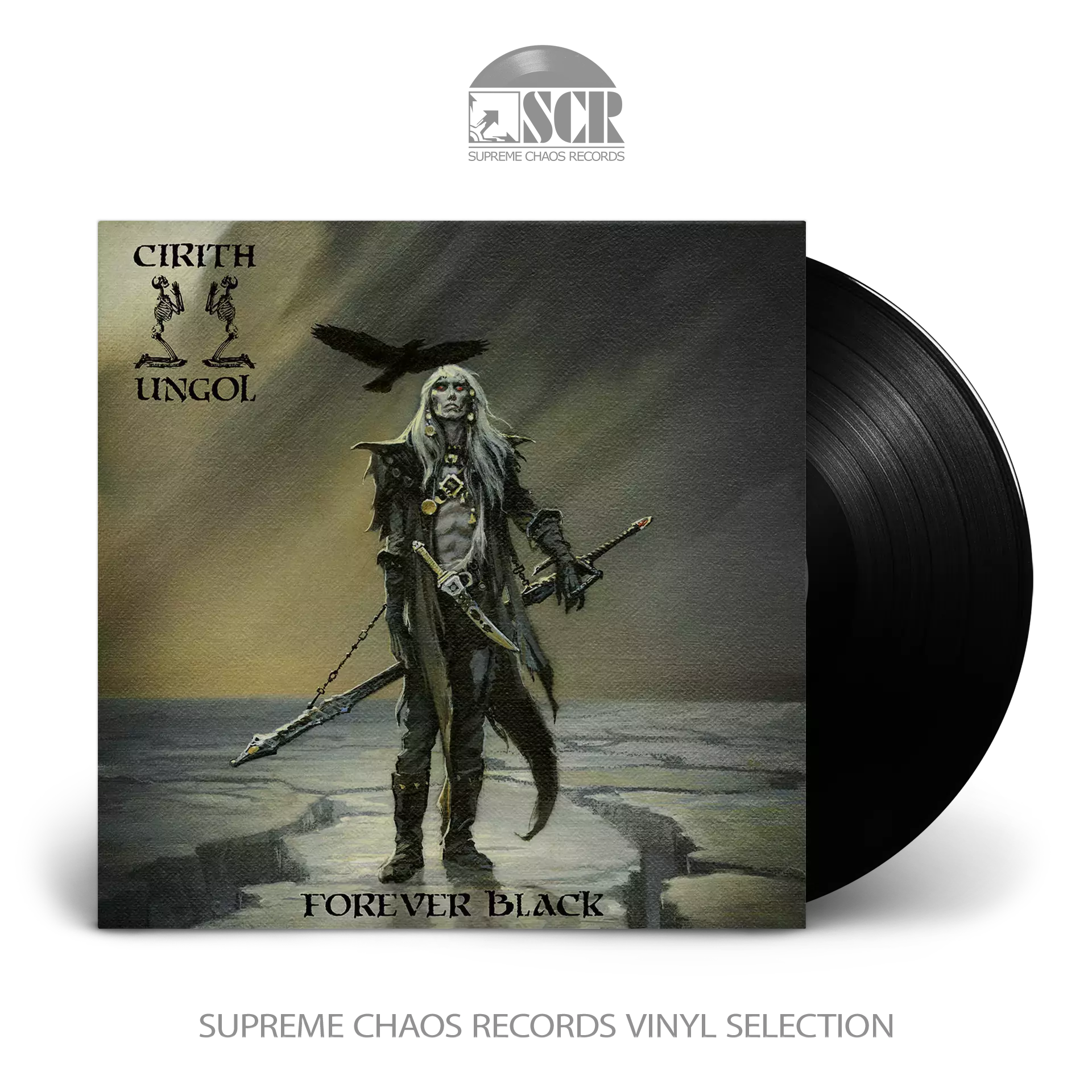 CIRITH UNGOL · Forever Black | BLACK LP (Heavy Metal Vinyl)