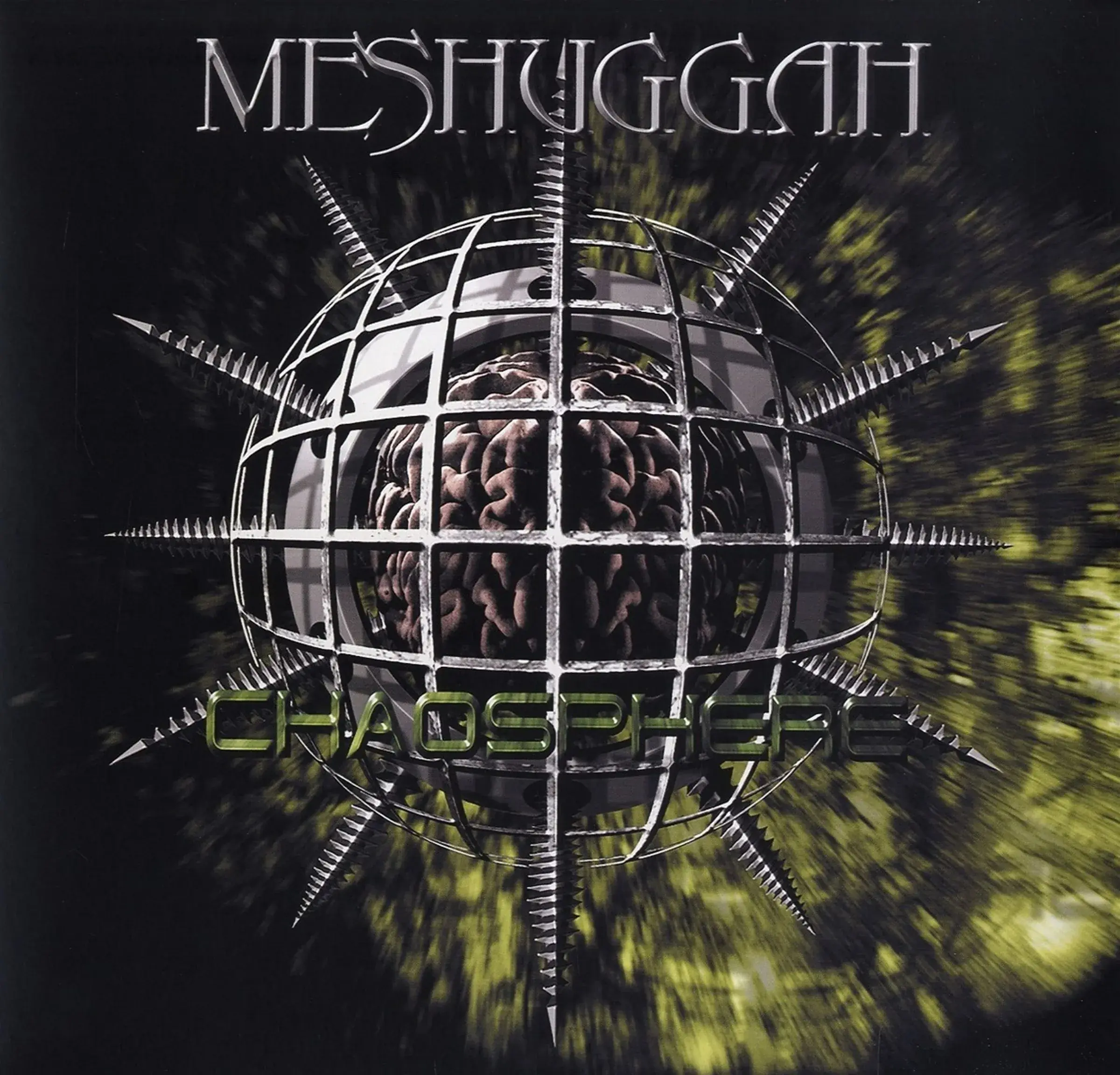 MESHUGGAH · Chaosphere (25th Anniversary Edition) | WHITE/ORANGE/BLACK MARBLED DOUBLE VINYL (Progressive Metal/Death Metal Vinyl) · Bild 1