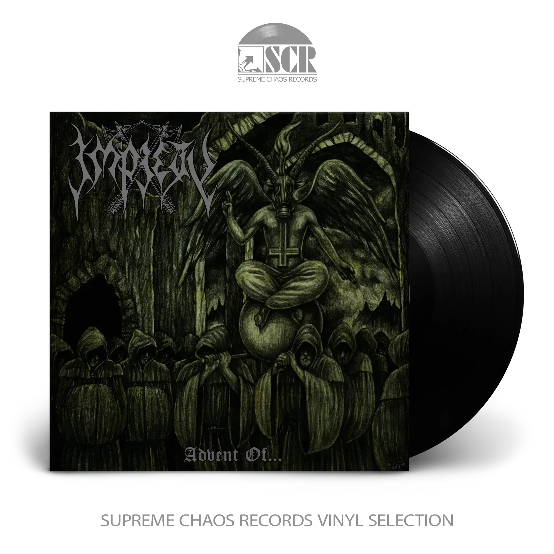 IMPIETY · Advent Of The Nuclear Baphomet | BLACK LP (Black Metal Vinyl)