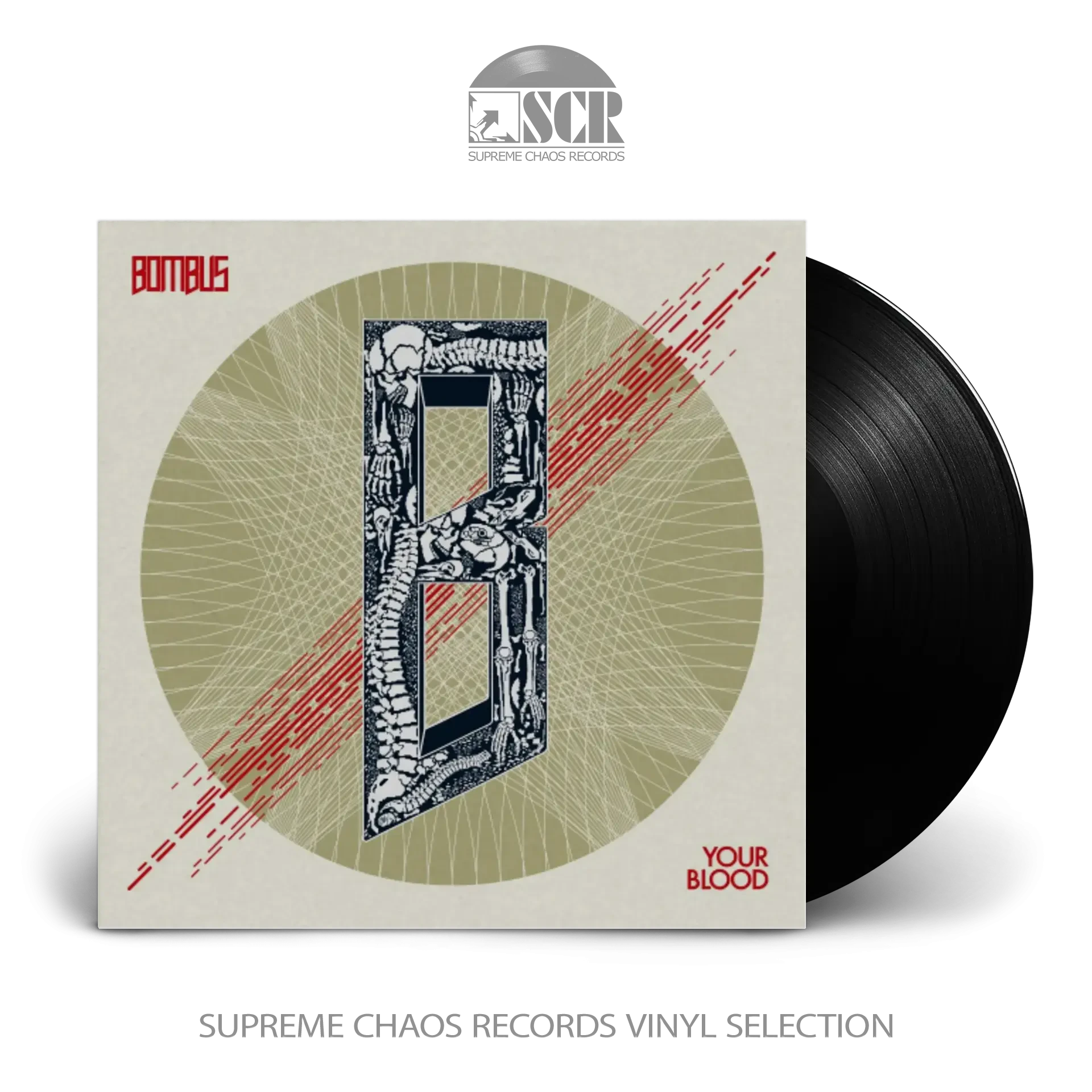 BOMBUS · Your Blood | BLACK LP+SLIPMAT (Hard Rock Vinyl)