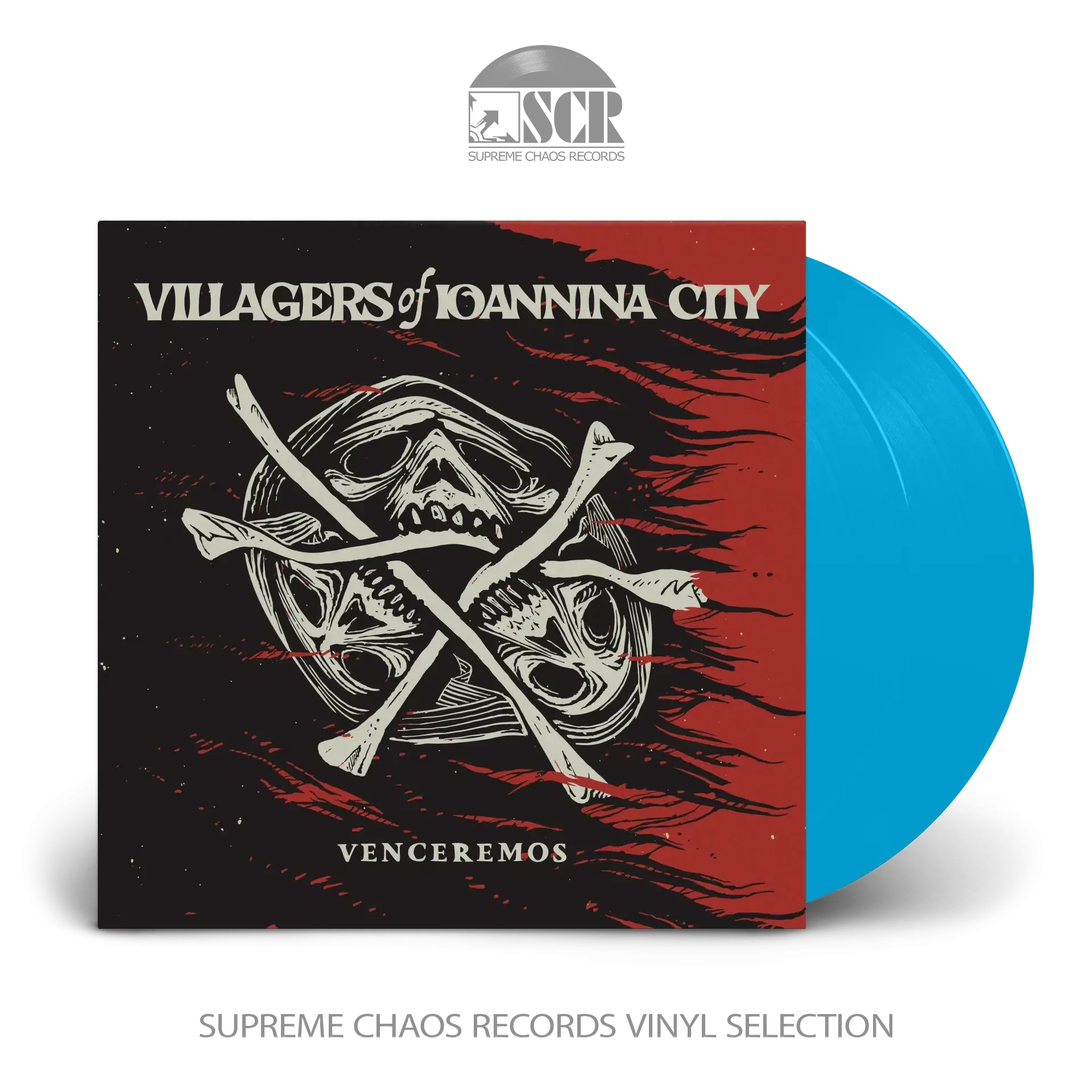 VILLAGERS OF IOANNINA CITY · Venceremos | BLUE LP (Psychedelic Rock Vinyl)