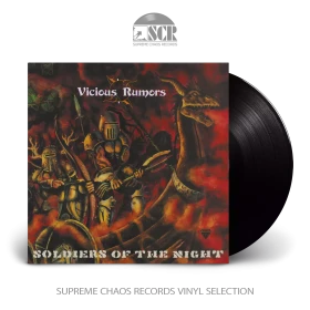 VICIOUS RUMORS · Soldiers Of The Night (Re-Issue) | BLACK LP (Heavy Metal Vinyl)