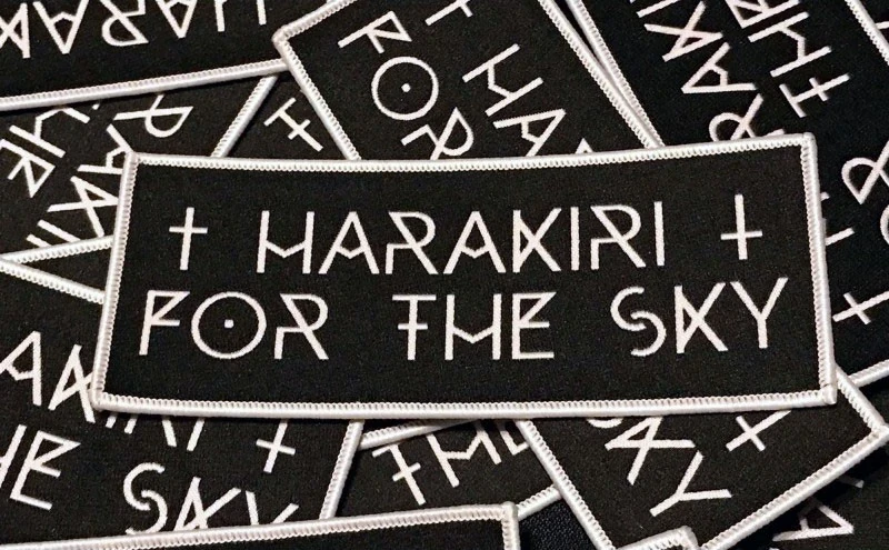 HARAKIRI FOR THE SKY · Logo White | PATCH (Black Metal Others)