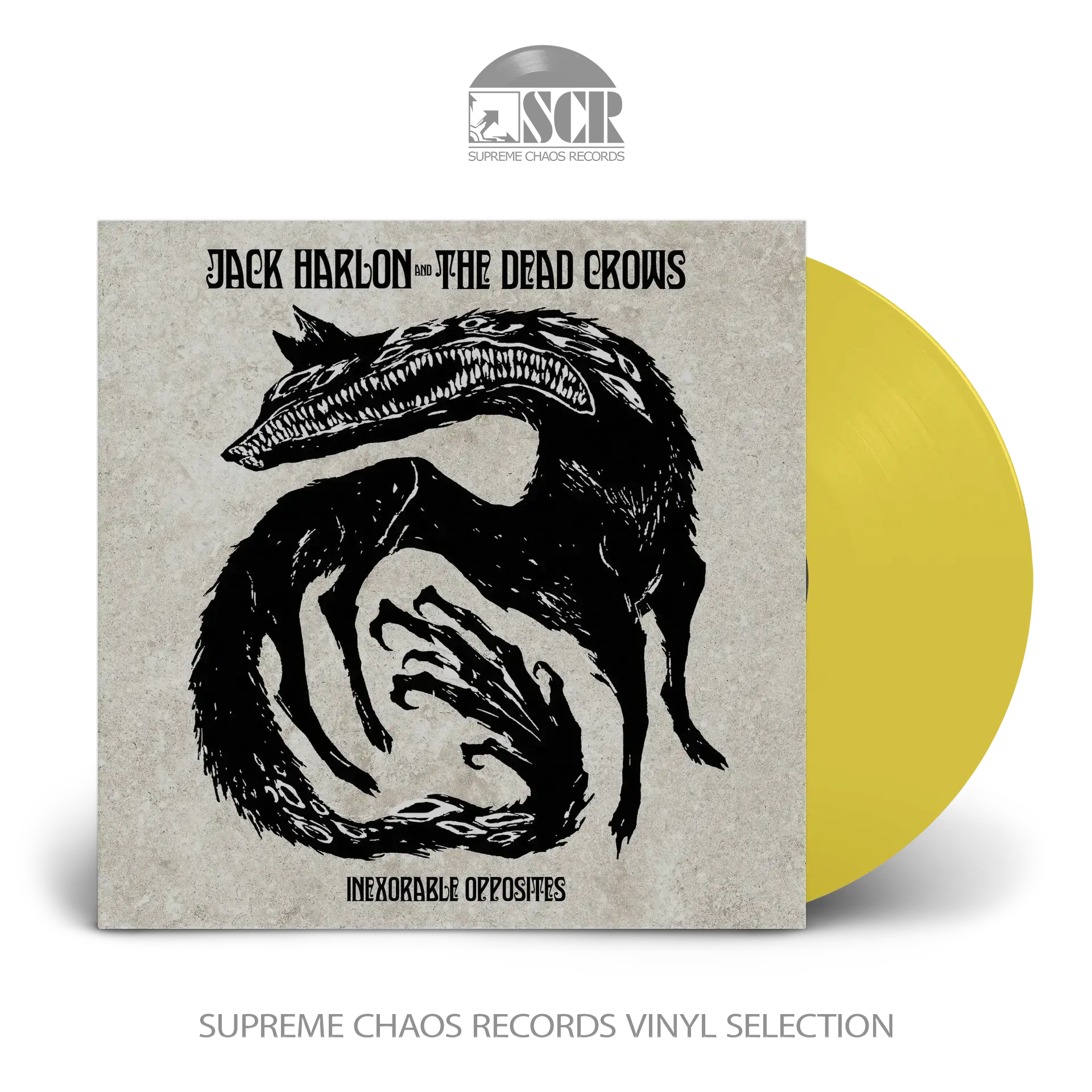 JACK HARLON & THE DEAD CROWS - Inexorable Opposites · TRANSPARENT YELLOW LP (Psychedelic Rock Vinyl)