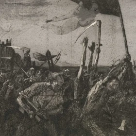PANZERFAUST · The Suns Of Perdition · Chapter II: Render Unto Eden | CLEAR LP (Black Metal Vinyl) · Bild 1