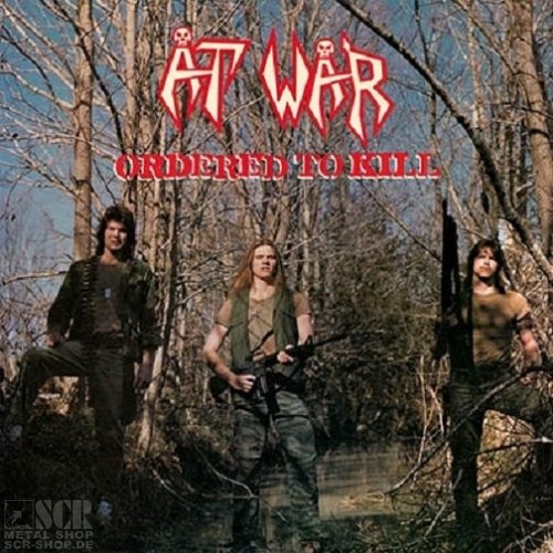 AT WAR · Ordered To Kill | BLACK LP (Thrash Metal Vinyl)