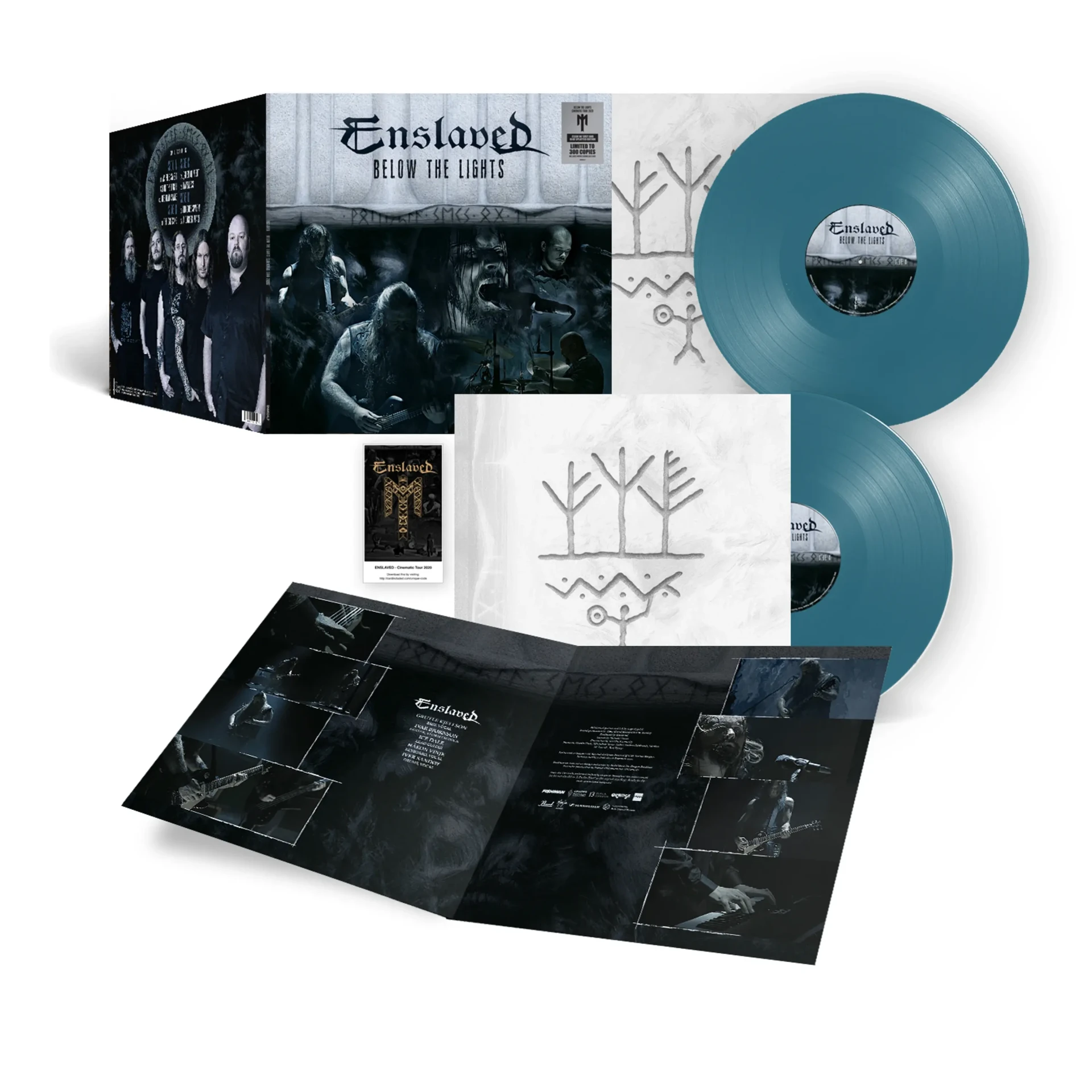 ENSLAVED · Below The Lights (Cinematic Tour 2020) | AQUA BLUE 2LP (Black Metal/Progressive Metal Vinyl) · Bild 2