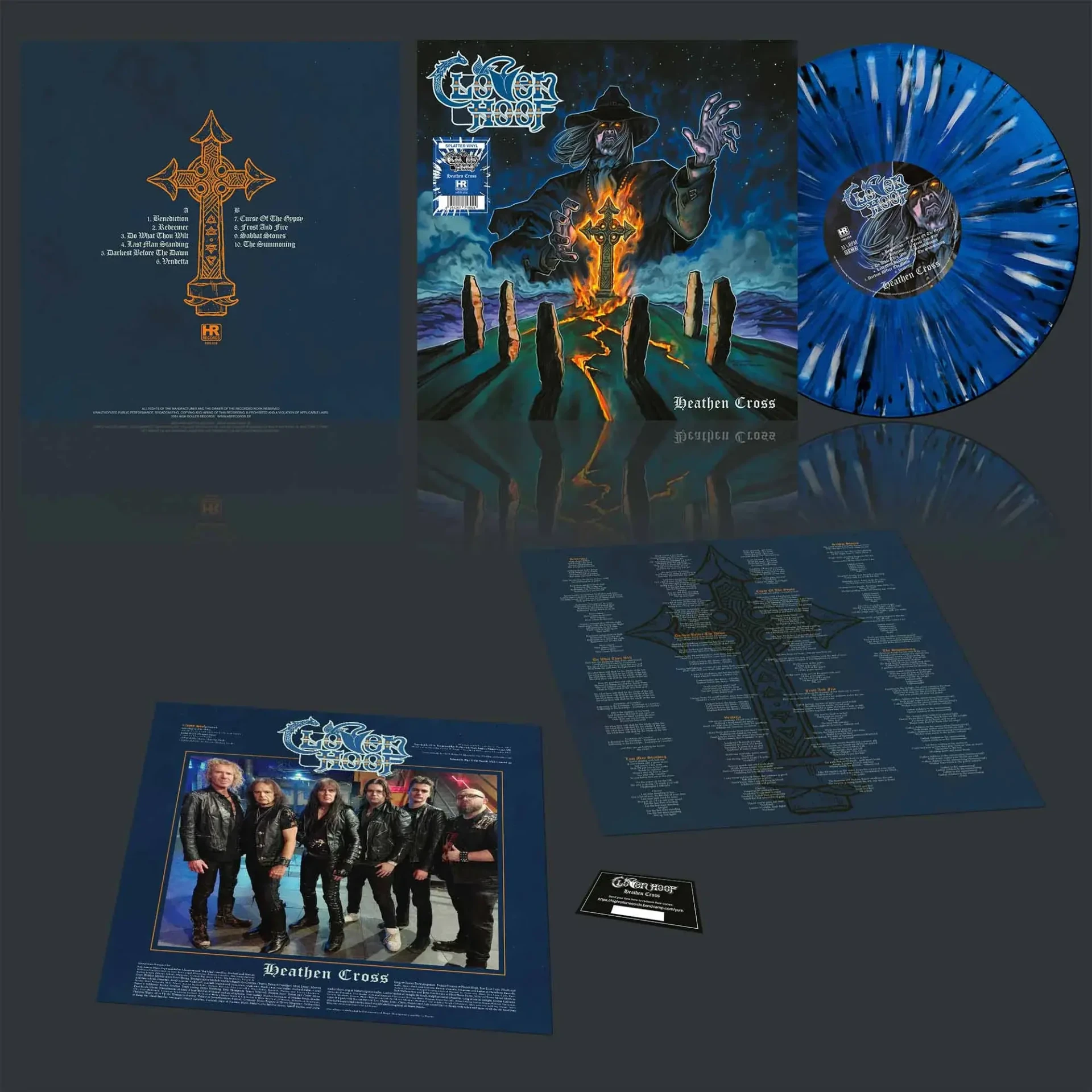 CLOVEN HOOF · Heathen Cross | SPLATTER LP (Power Metal Vinyl) · Bild 2