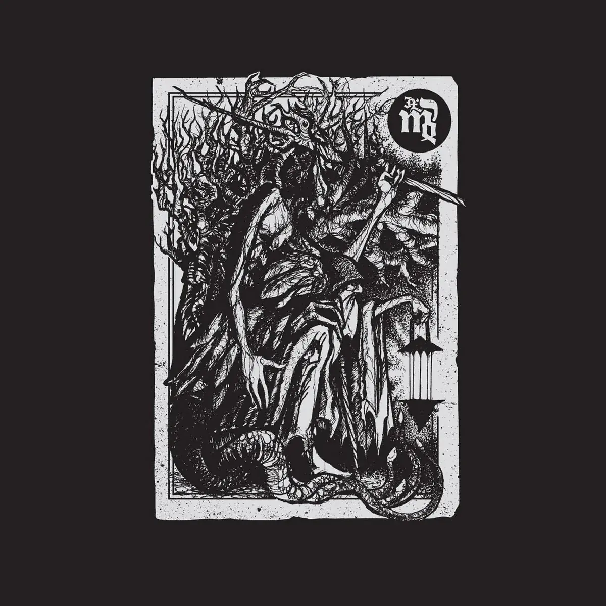 URFAUST · IX: Einsiedler (B-Stock) | WHITE LP (Black Metal Vinyl) · Bild 1