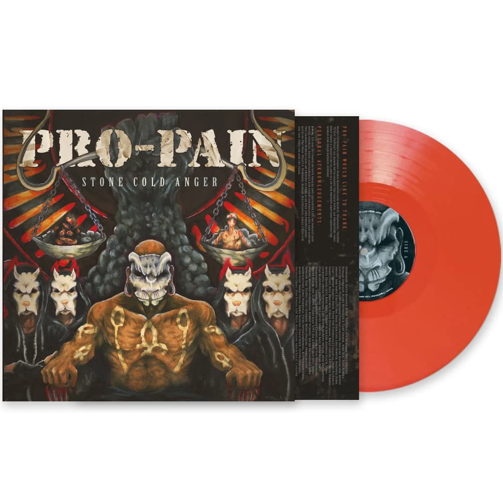 PRO-PAIN · Stone Cold Anger | ORANGE LP (Hardcore Vinyl) · Bild 2