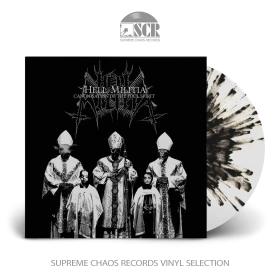 HELL MILITIA · Canonisation Of The Foul Spirit | TRANSPARENT BLACK CLOUDY LP (Black Metal Vinyl)