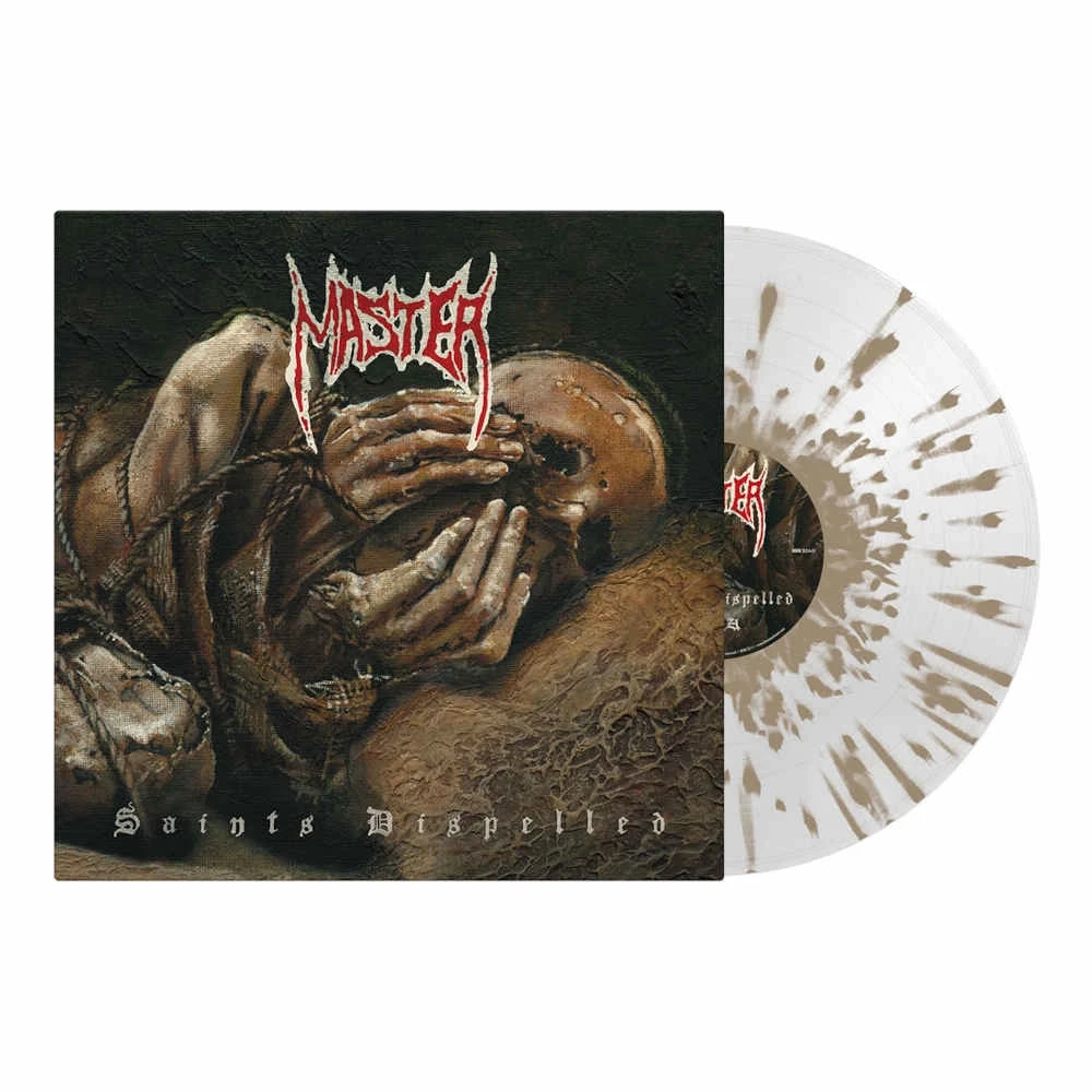 MASTER · Saints Dispelled | CLEAR/GOLD SPLATTER LP (Death Metal Vinyl)