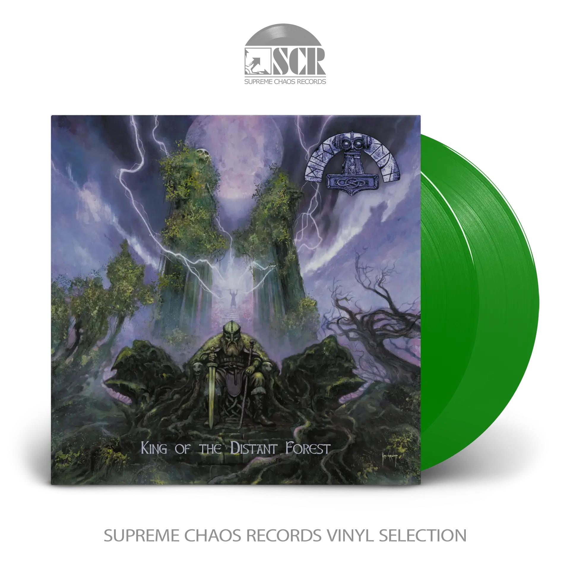 MITHOTYN · King of the Distant Forest | GREEN 2LP (Black Metal/Viking Metal Vinyl)