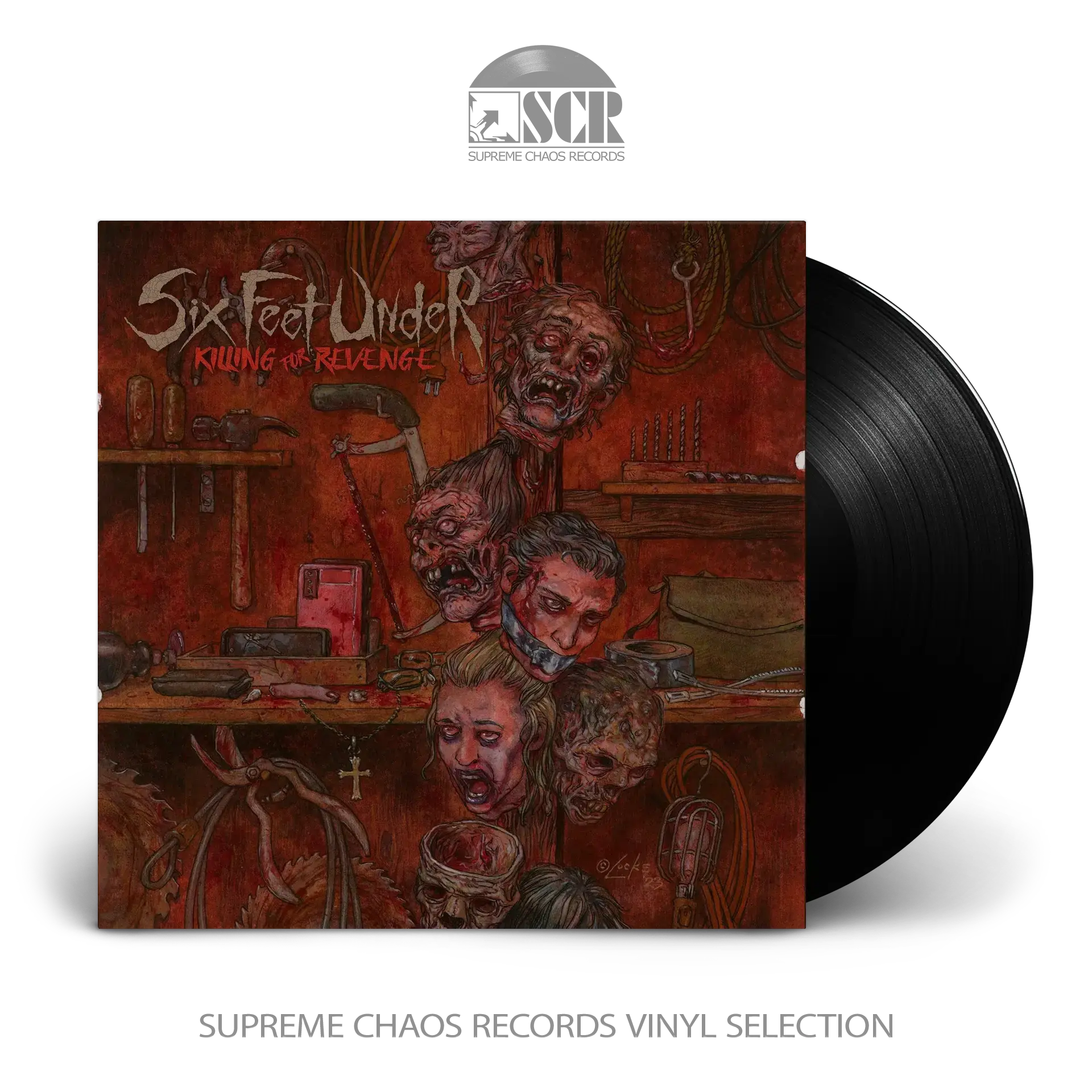 SIX FEET UNDER · Killing For Revenge | BLACK LP (Death Metal Vinyl)