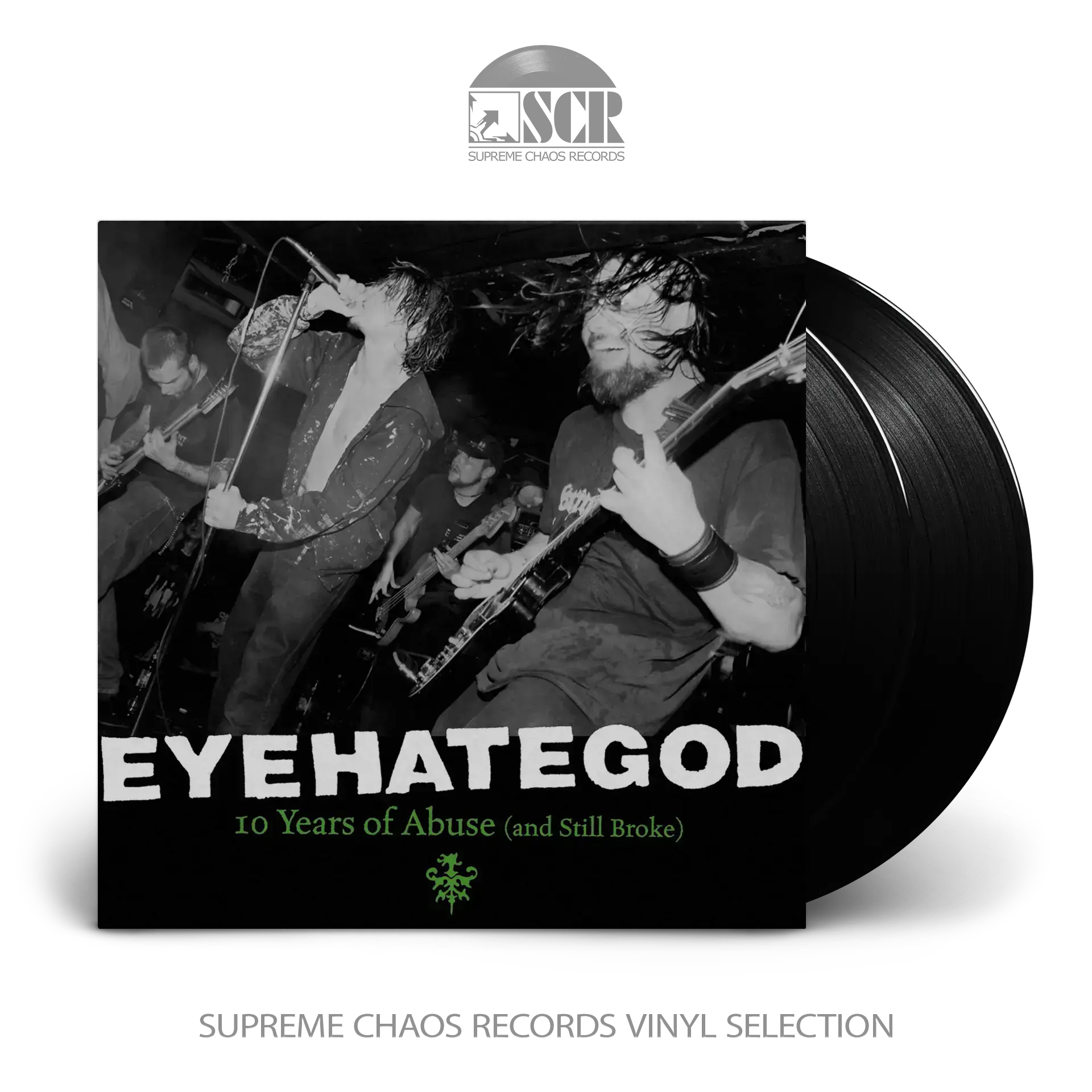 EYEHATEGOD - 10 Years Of Abuse (And Still Broke) · BLACK 2LP EYEHATEGOD - 10 Years Of Abuse (And Still Broke) · BLACK 2LP (Sludge/Doom Metal Vinyl)