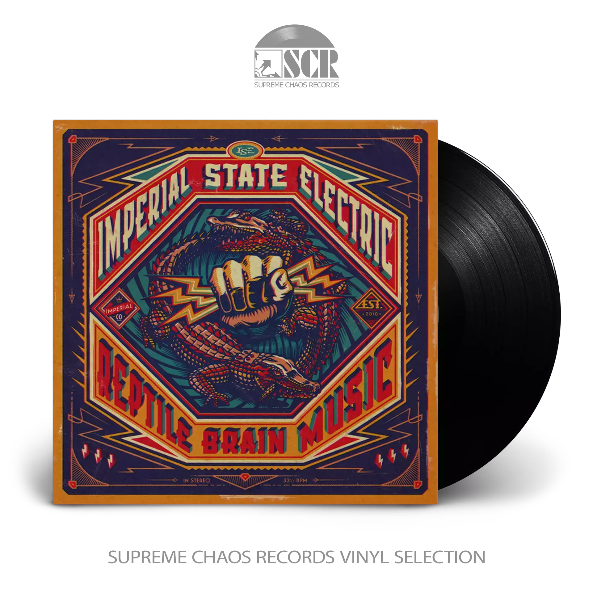 IMPERIAL STATE ELECTRIC · Reptile Brain Music | BLACK LP (Hard Rock Vinyl)