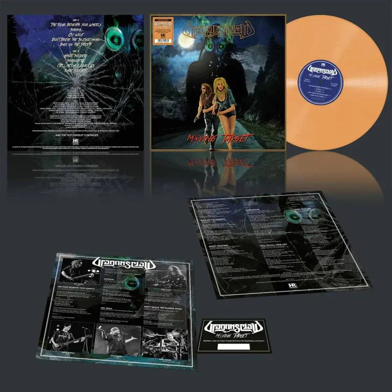 DRAGONSCLAW · Moving Target | ORANGE LP (Heavy Metal Vinyl) · Bild 3