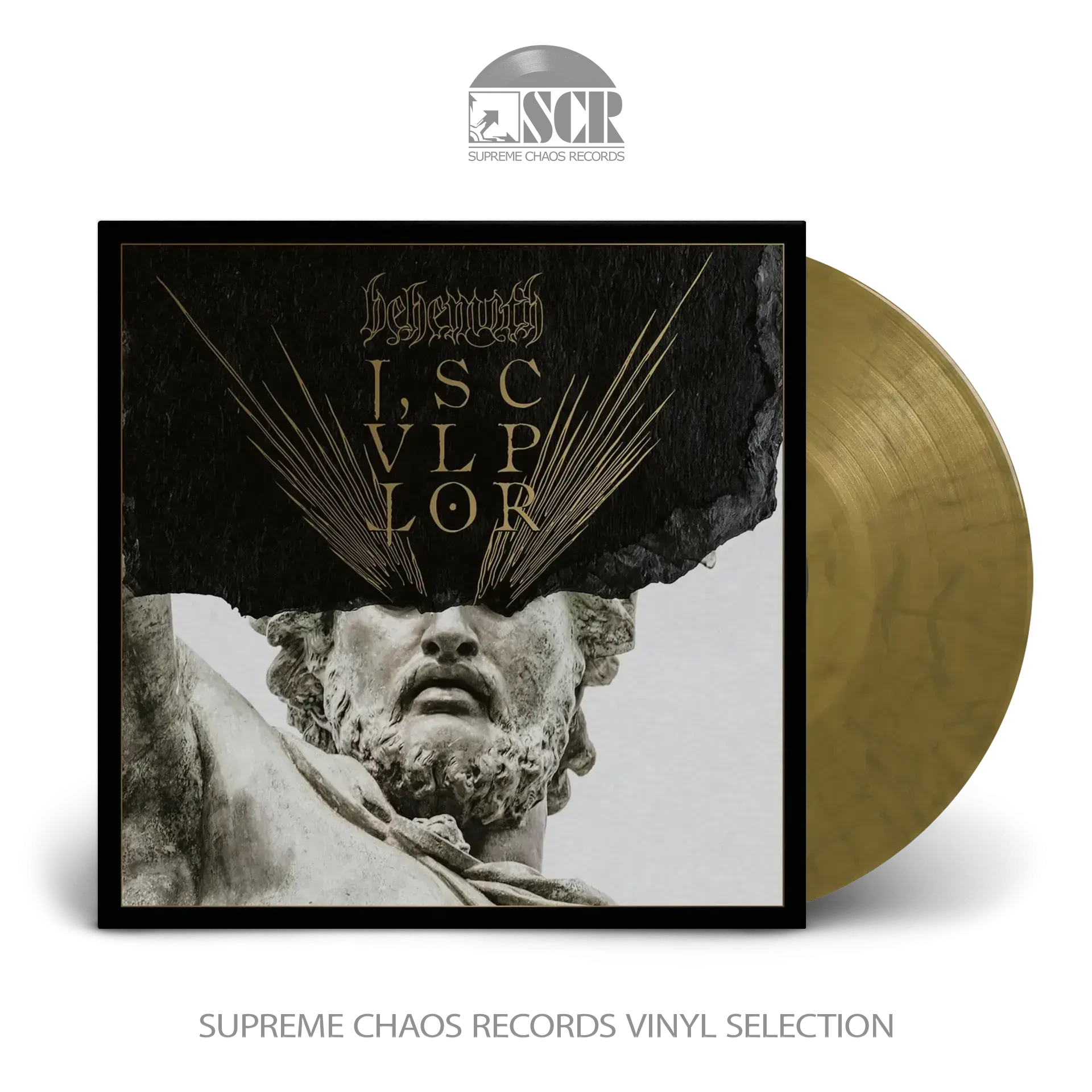 BEHEMOTH · I, Scvlptor | GOLD/BLACK SMOKE LP (Black Metal/Death Metal Vinyl)