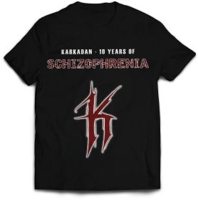 KARKADAN · 10 Years of Schizophrenia | T-SHIRT (Death Metal Clothes)
