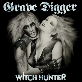 GRAVE DIGGER · Witch Hunter | GREY/BLACK SPLATTER LP (Heavy Metal Vinyl) · Bild 1