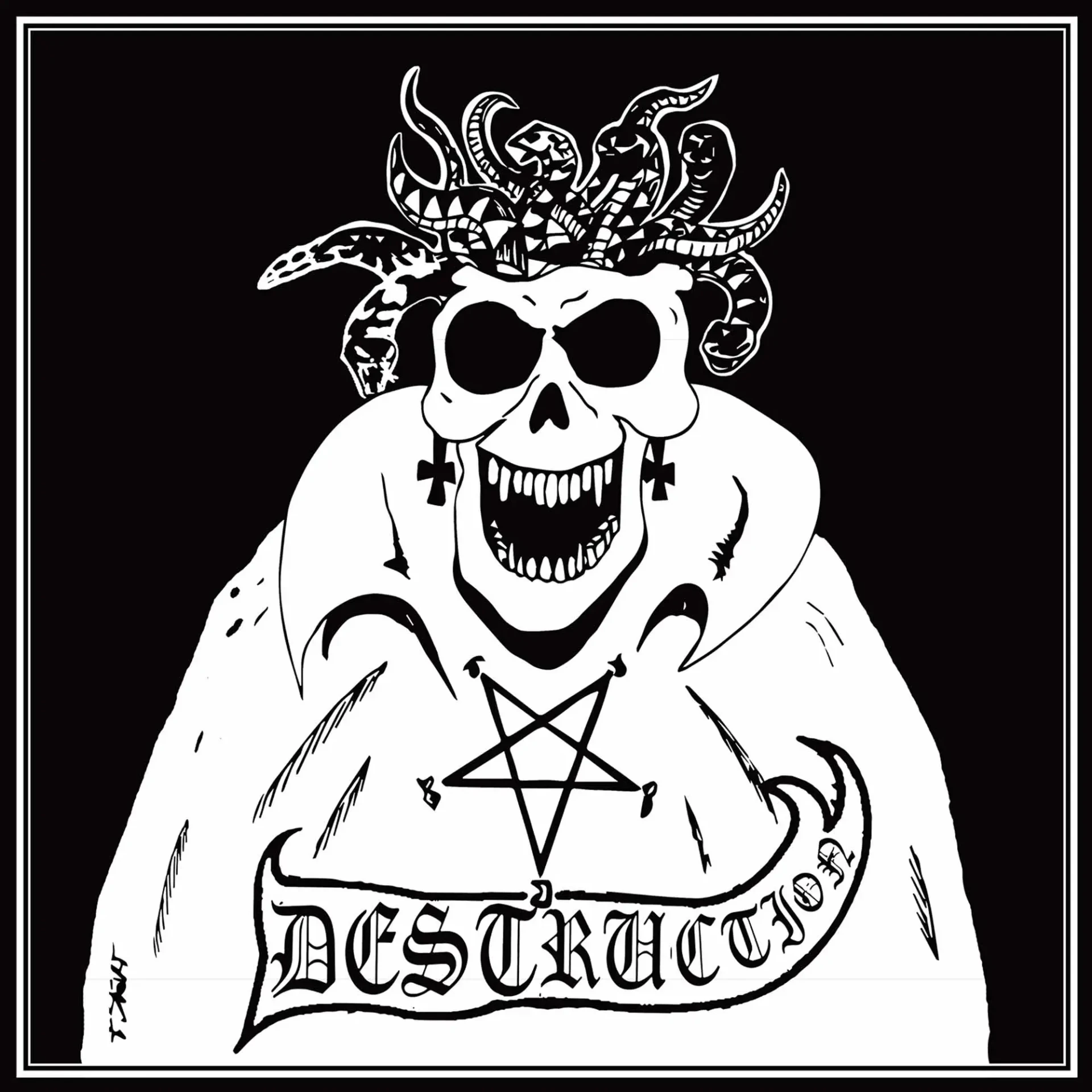 DESTRUCTION - Bestial Invasion of Hell [BLACK/WHITE LP] (Thrash Metal Vinyl) · Bild 1