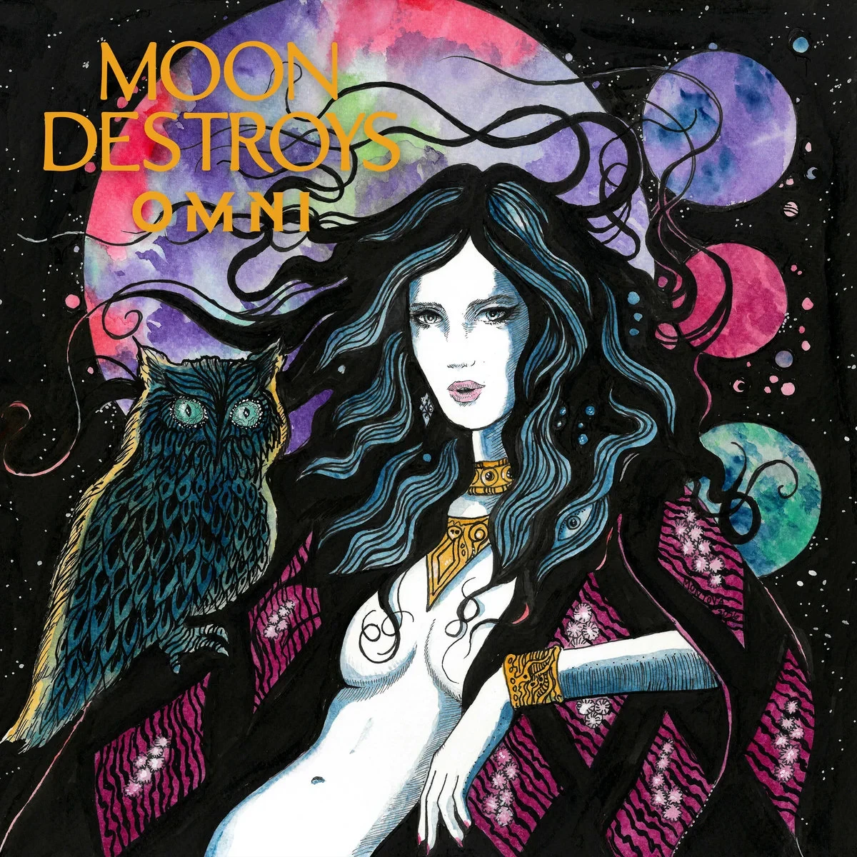 MOON DESTROYS · OMNI | SPLATTER LP (Doom Metal/Psychedelic Rock Vinyl) · Bild 2