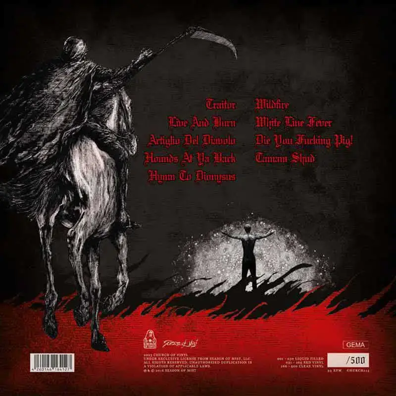 DESTRÖYER 666 · Wildfire (Pop-Up) | CLEAR LP (Black Metal Vinyl) · Bild 3