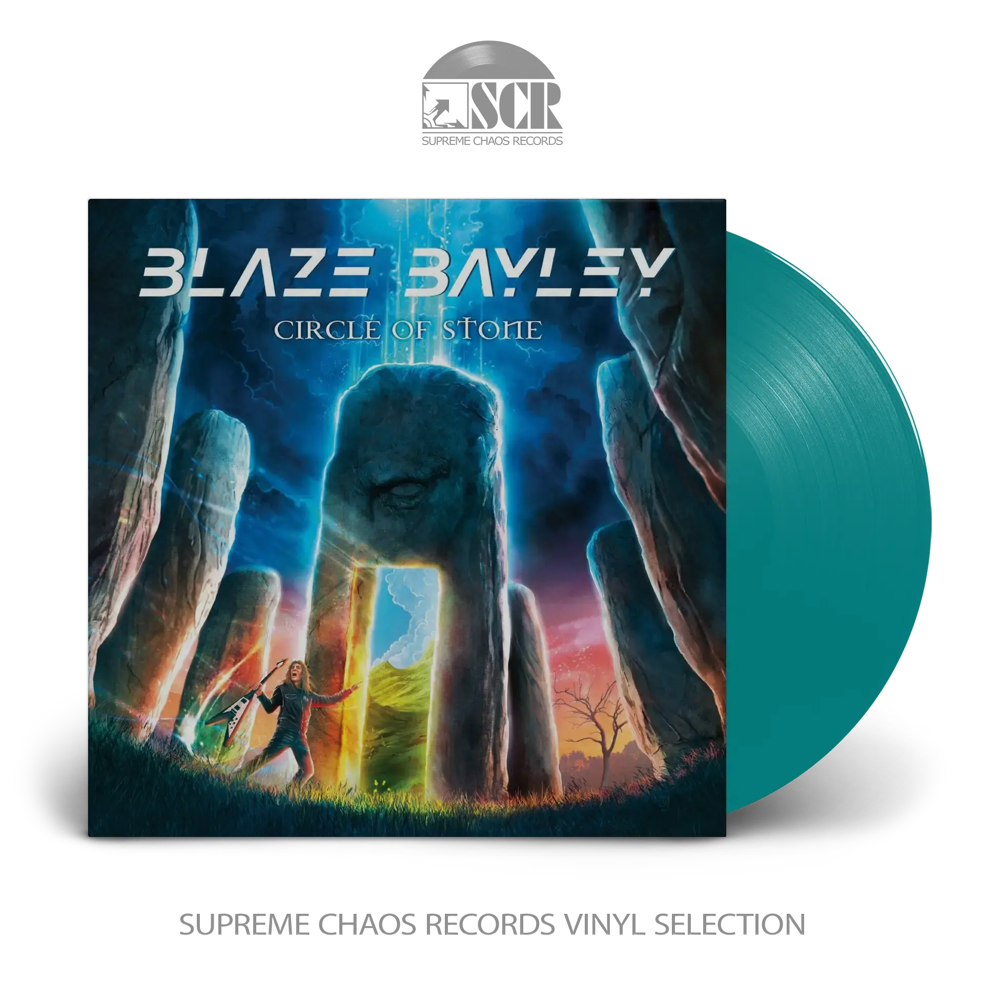 BLAZE BAYLEY · Circle Of Stone | BLUE LP (Heavy Metal Vinyl)