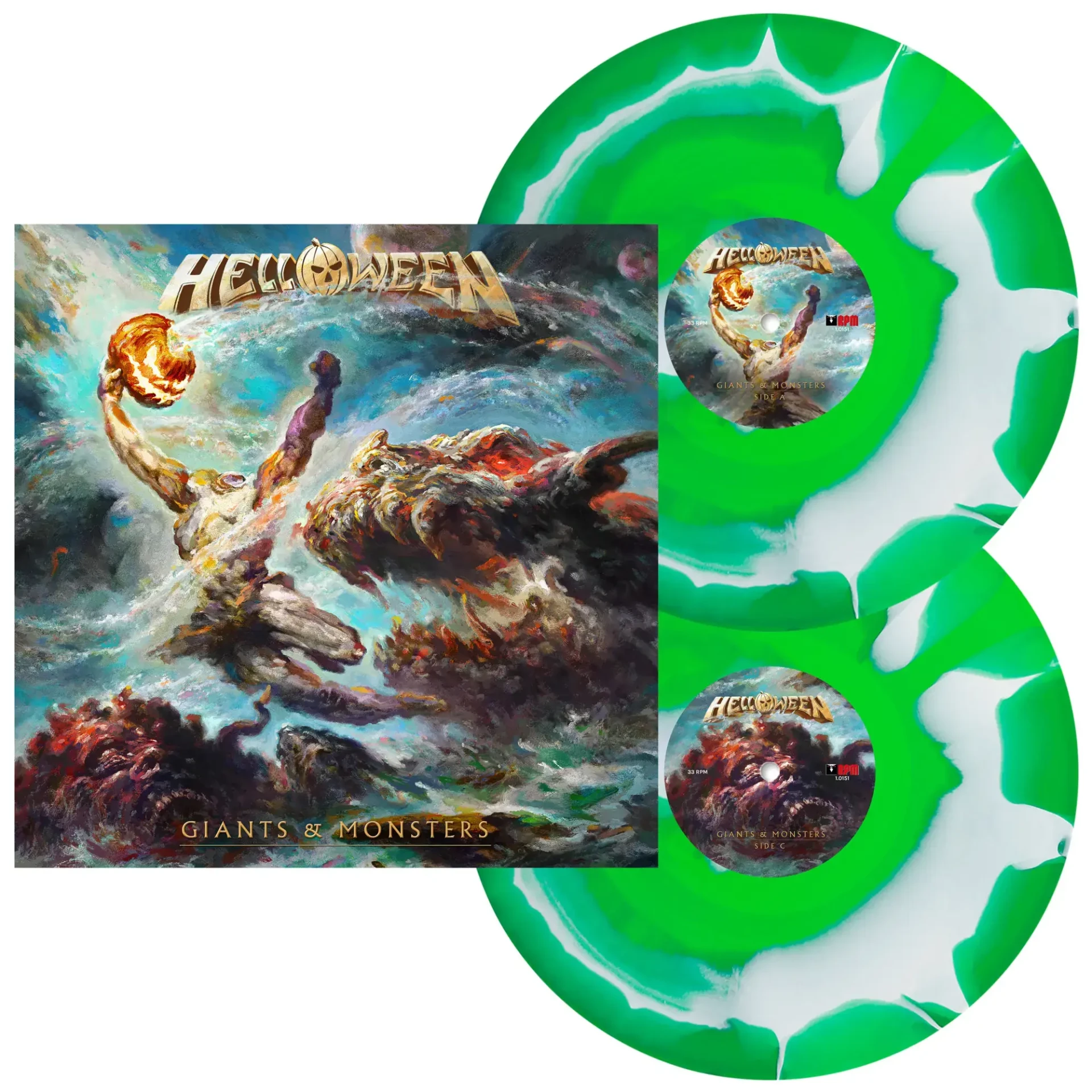 HELLOWEEN · Giants & Monsters | MAJESTIC GREEN 2LP (Heavy Metal Vinyl) · Bild 2