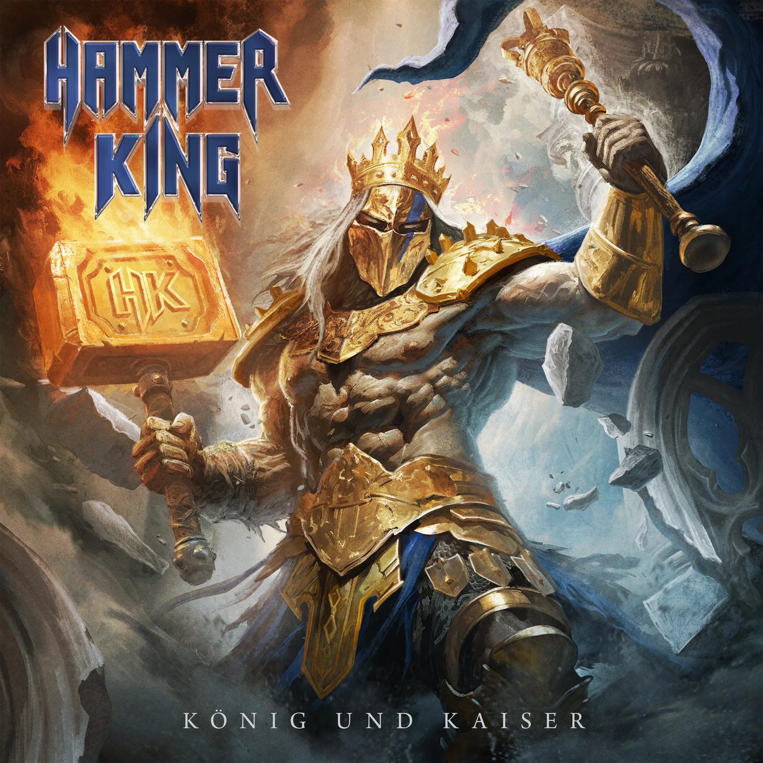 HAMMER KING - König Und Kaiser · ROYAL BLUE LP (Heavy Metal Vinyl) · Bild 1