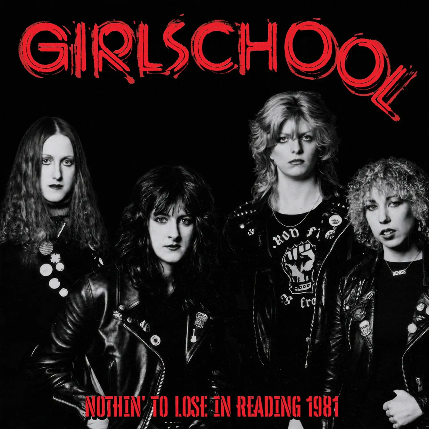 GIRLSCHOOL - Nothin' To Lose In Reading 1981 [RED/WHITE SPLATTER LP] (Hard Rock Vinyl) · Bild 1