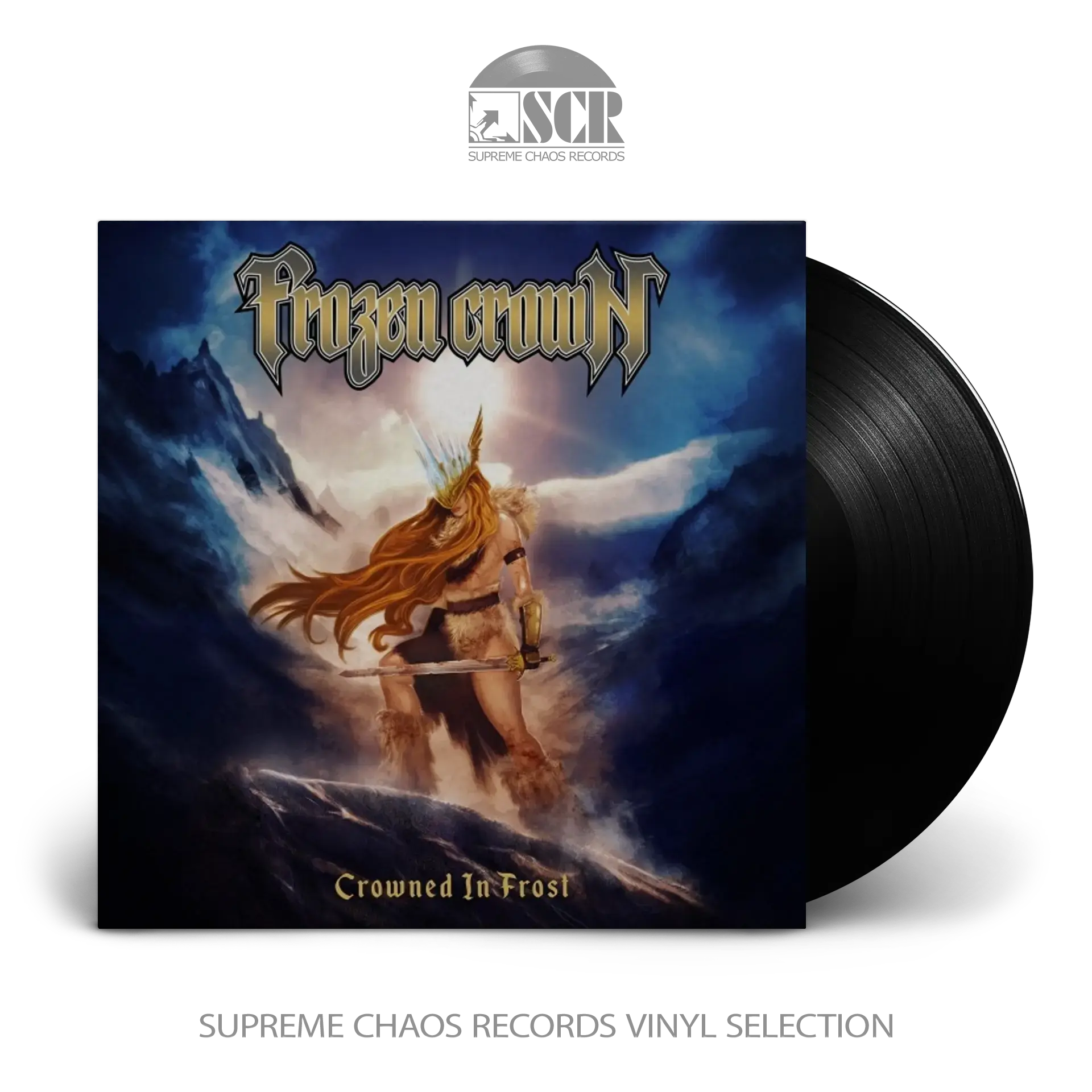 FROZEN CROWN · Crowned In Frost | BLACK LP (Power Metal Vinyl)