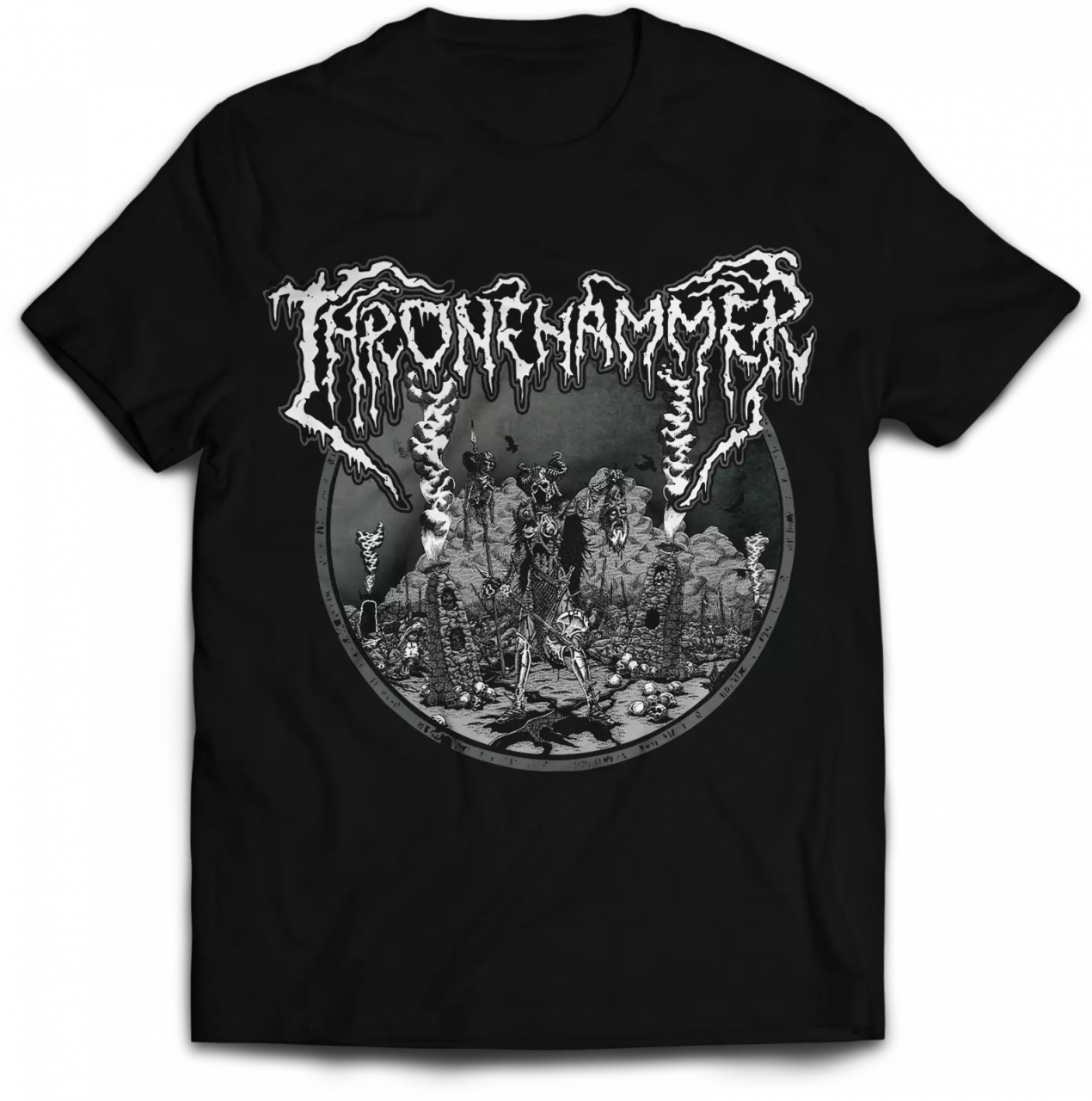 THRONEHAMMER - Kingslayer Cover · T-SHIRT THRONEHAMMER - Kingslayer Cover · T-SHIRT (Doom Metal/Epic Metal/Death Metal Clothes)