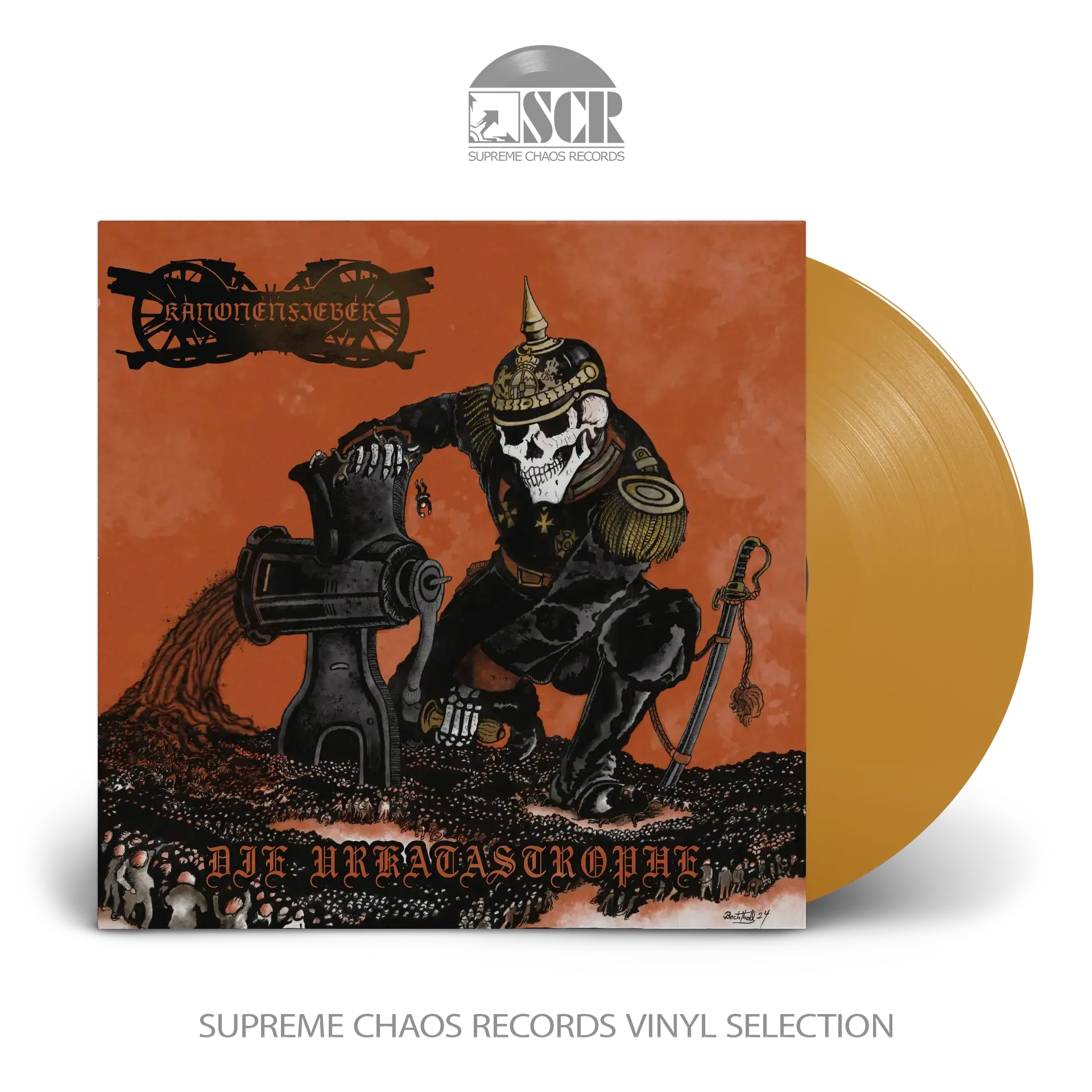 KANONENFIEBER · Die Urkatastrophe | TRANSPARENT ORANGE LP (Black Metal Vinyl)