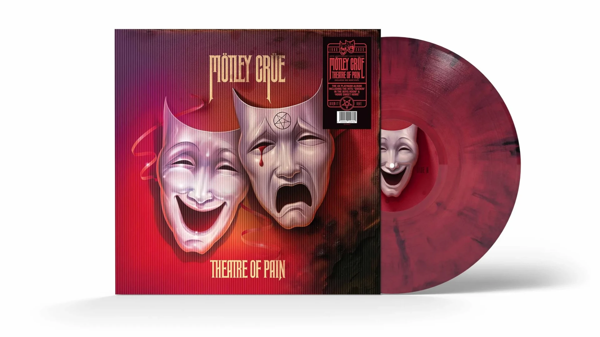 MÖTLEY CRÜE · Theatre Of Pain (40th Anniversary) | RED WAVE LP (Hard Rock Vinyl) · Bild 2