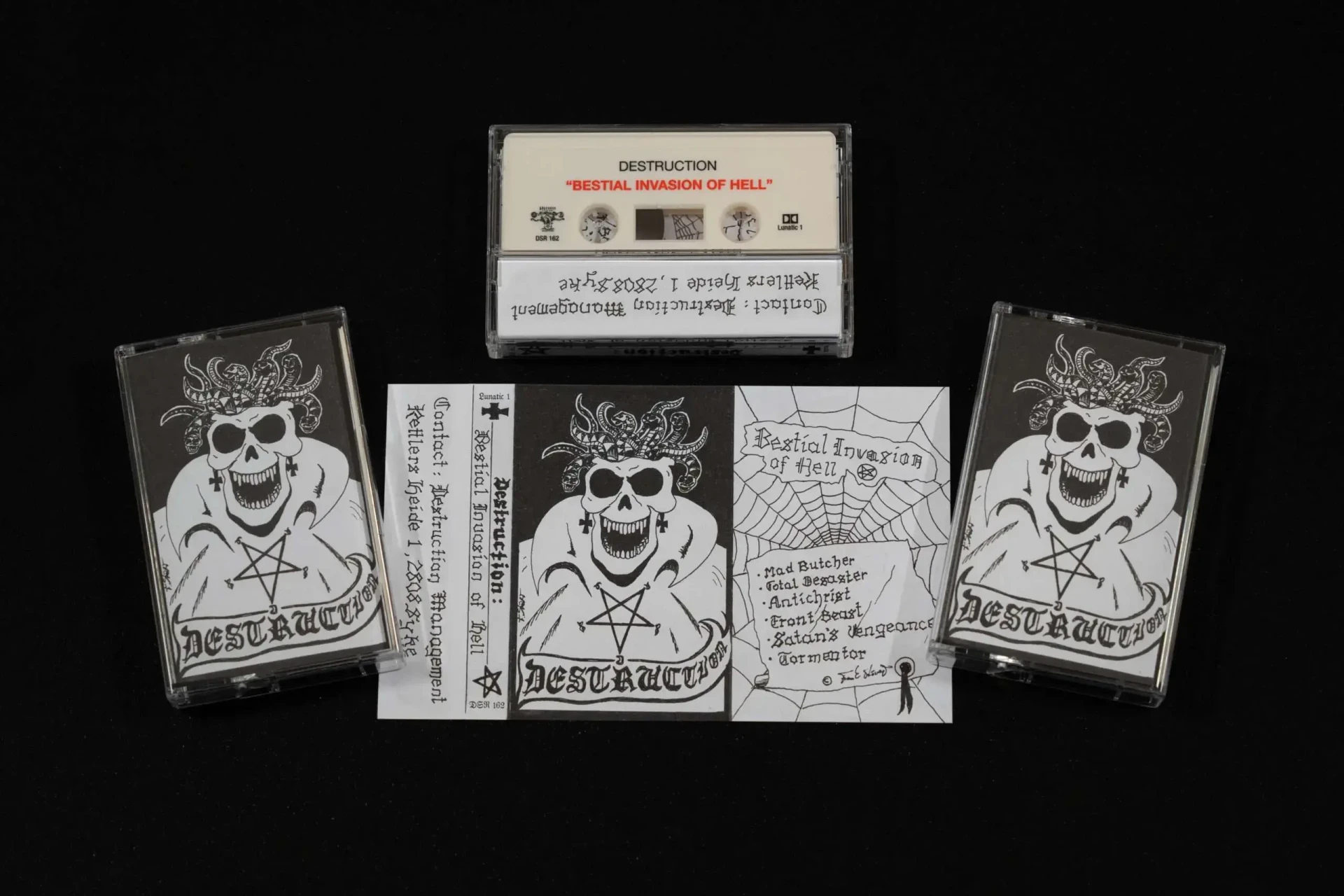 DESTRUCTION · Bestial Invasion Of Hell | WHITE TAPE (Thrash Metal Tapes)