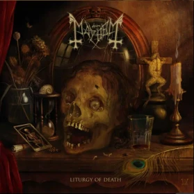 MAYHEM · Liturgy Of Death | ORANGE/BLACK MARBLED LP (Black Metal Vinyl) · Bild 1