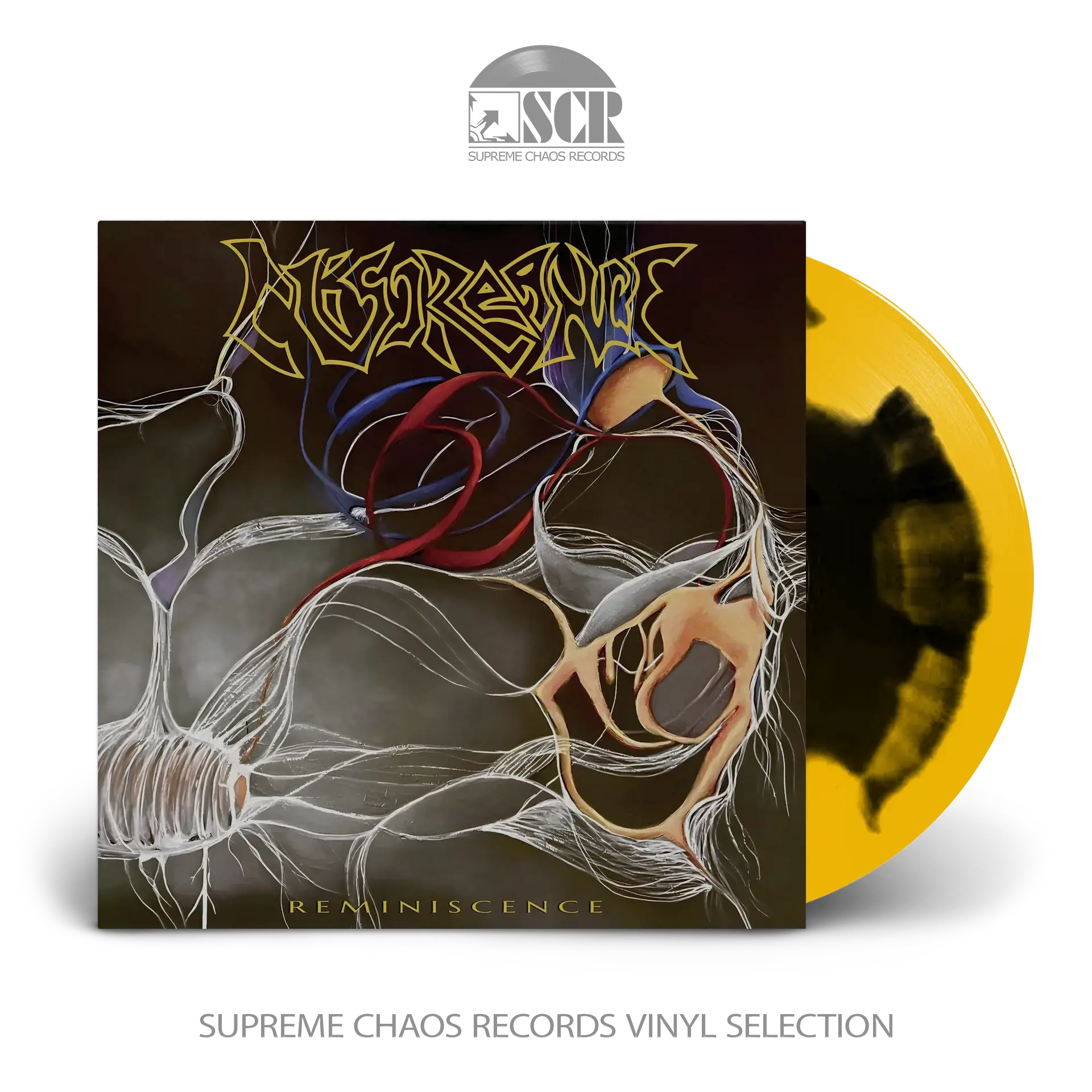 MISCREANCE · Reminiscence | ORANGE/BLACK LP (Thrash Metal/Death Metal Vinyl)