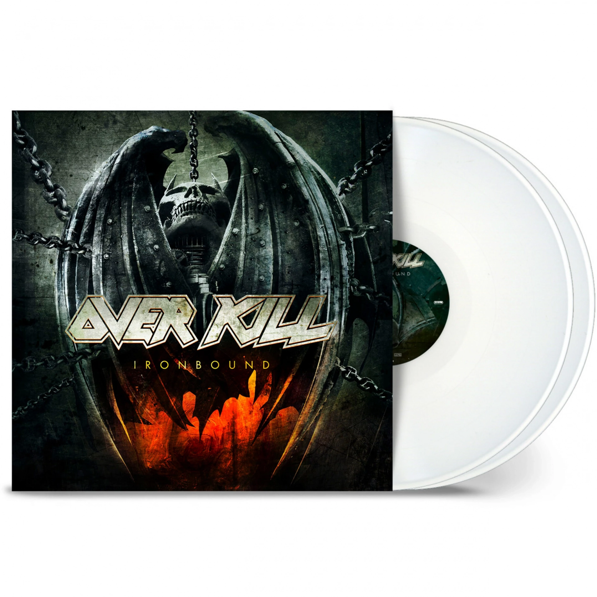 OVERKILL · Ironbound | WHITE 2LP (Thrash Metal Vinyl)