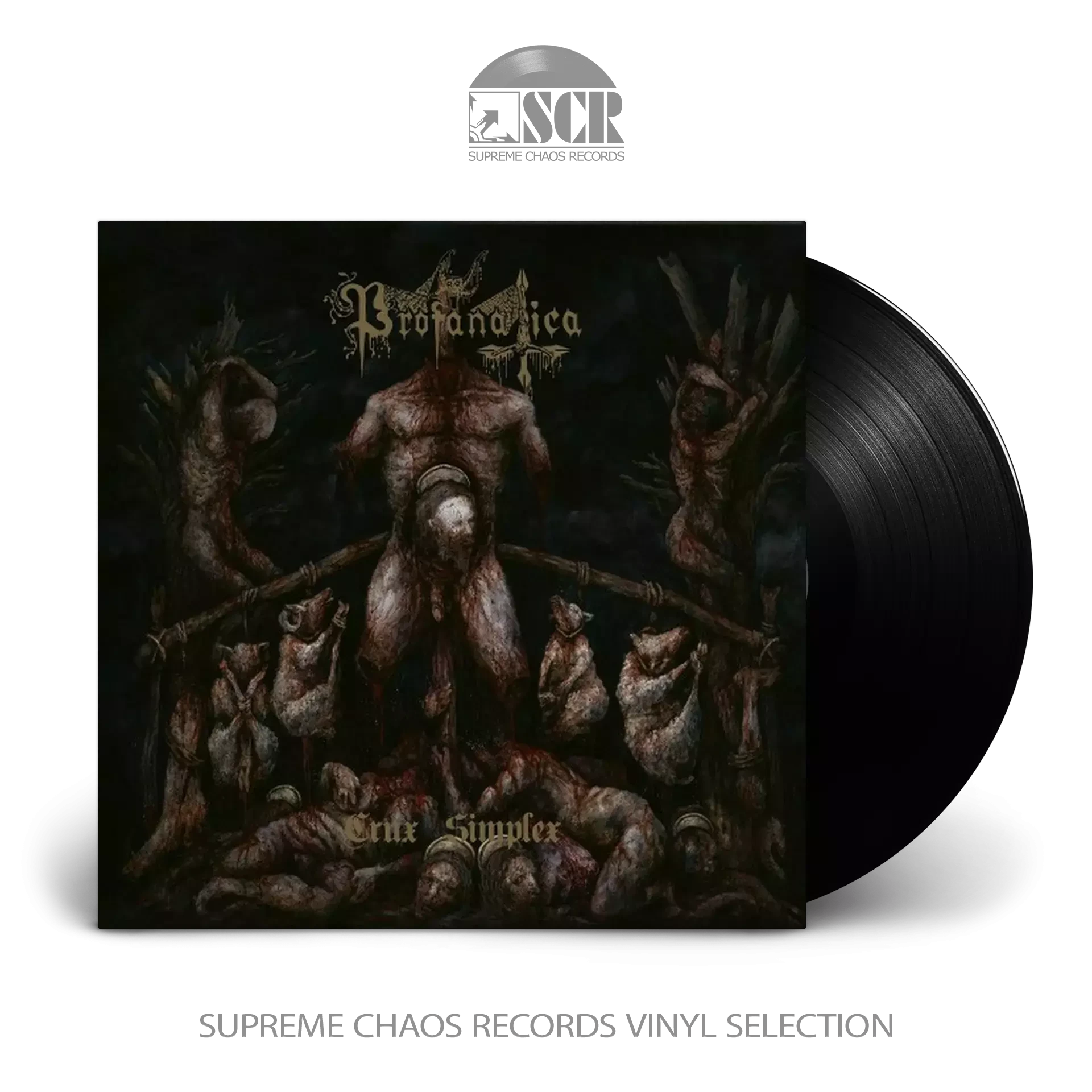 PROFANATICA · Crux Simplex | BLACK LP (Black Metal Vinyl)
