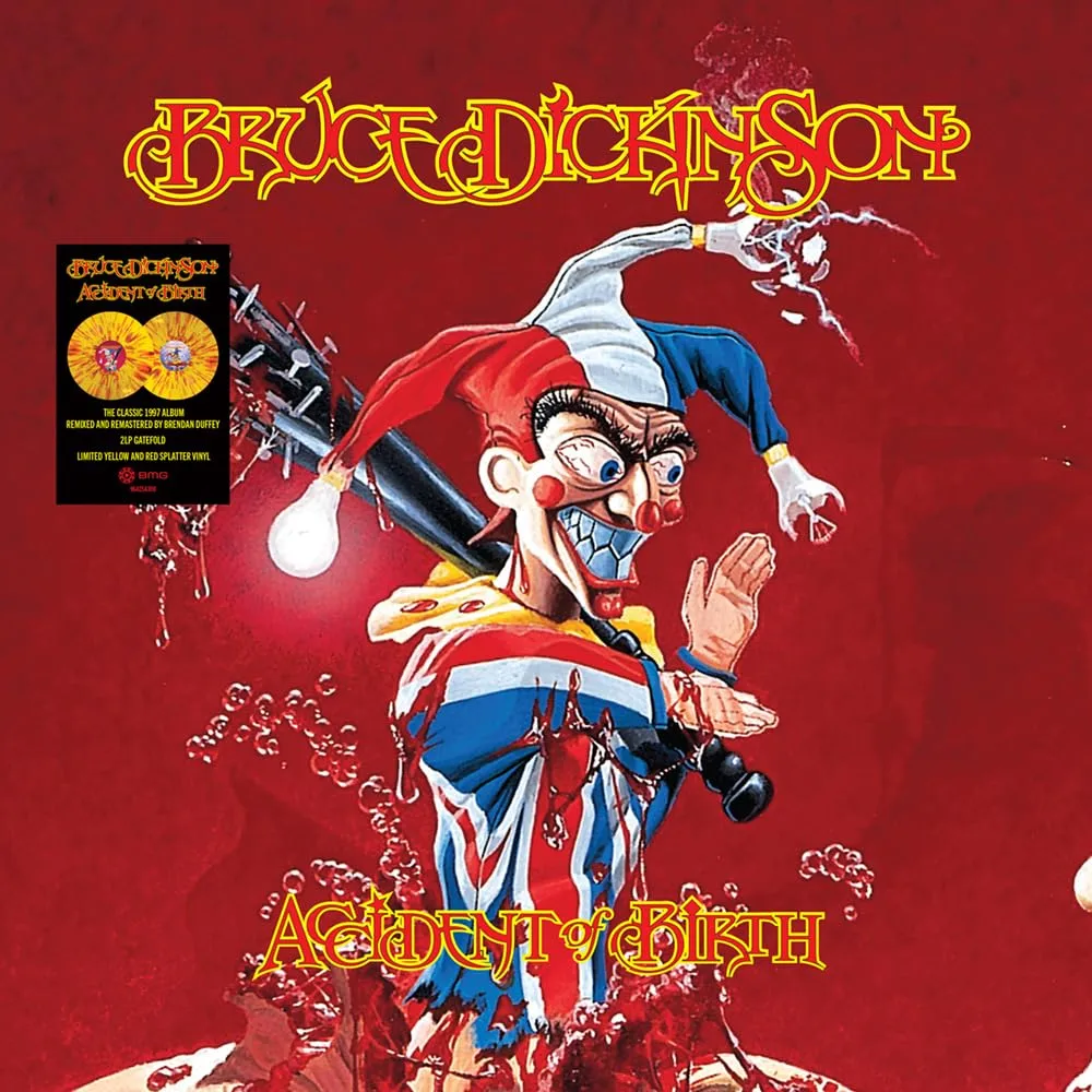BRUCE DICKINSON · Accident of Birth (2026 Remix) | RED YELLOW SPLATTER 2LP (Heavy Metal Vinyl) · Bild 1