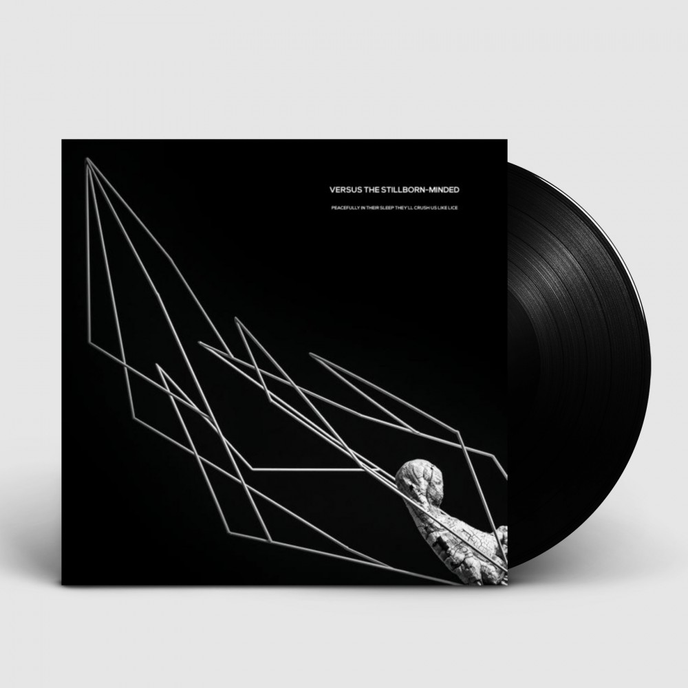 VERSUS THE STILLBORN-MINDED · Peacefully, In Their Sleep, They'll Crush Us Like Lice | BLACK LP (Sludge Vinyl)