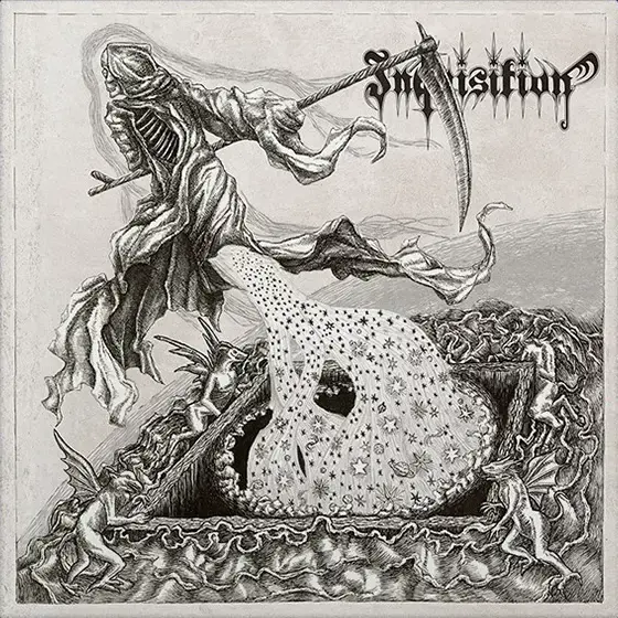 INQUISITION · Black Mass For A Mass Grave (Monochrome Edition) | BLACK 2LP (Black Metal Vinyl) · Bild 1